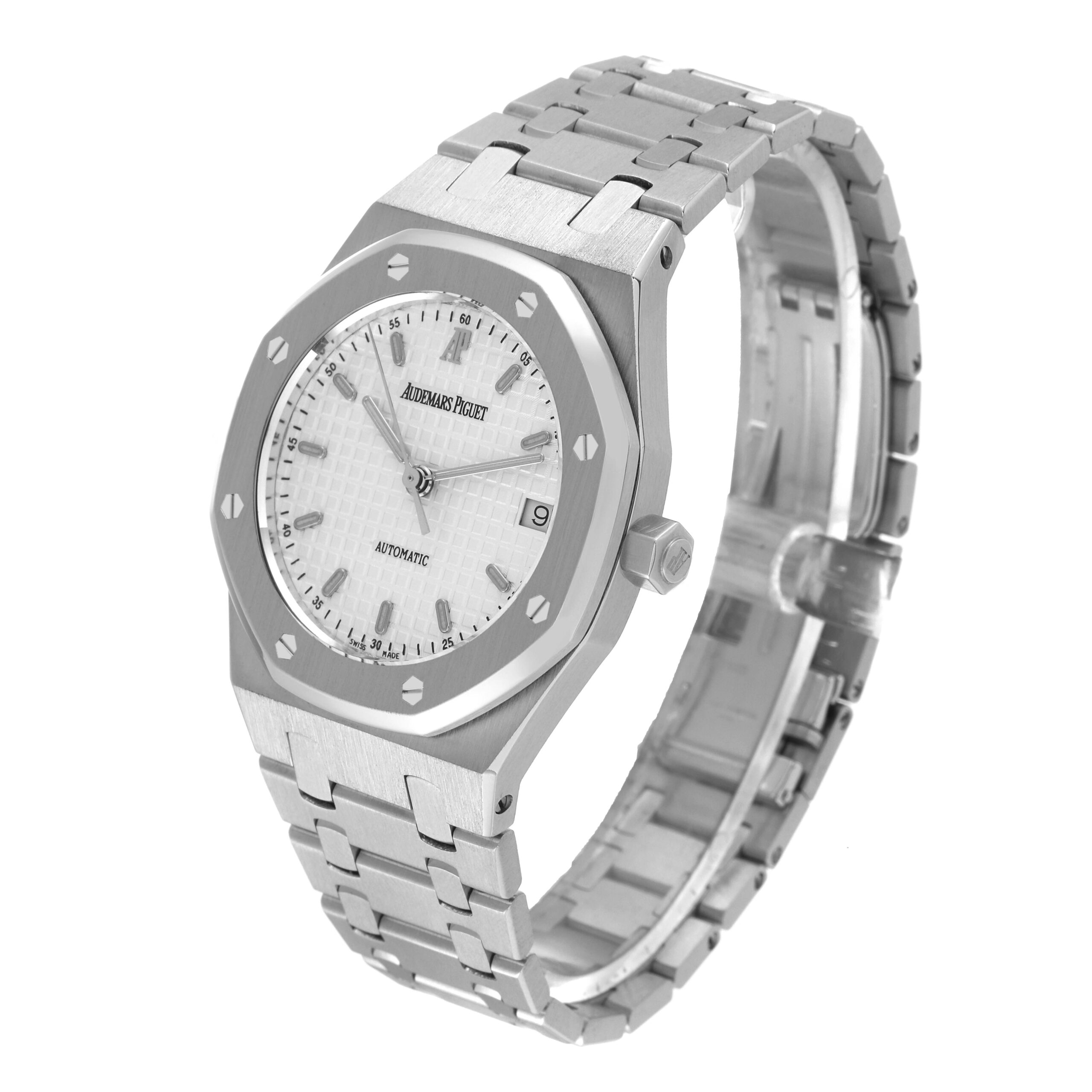 Audemars Piguet Royal Oak White Dial Steel Mens Watch 14790ST