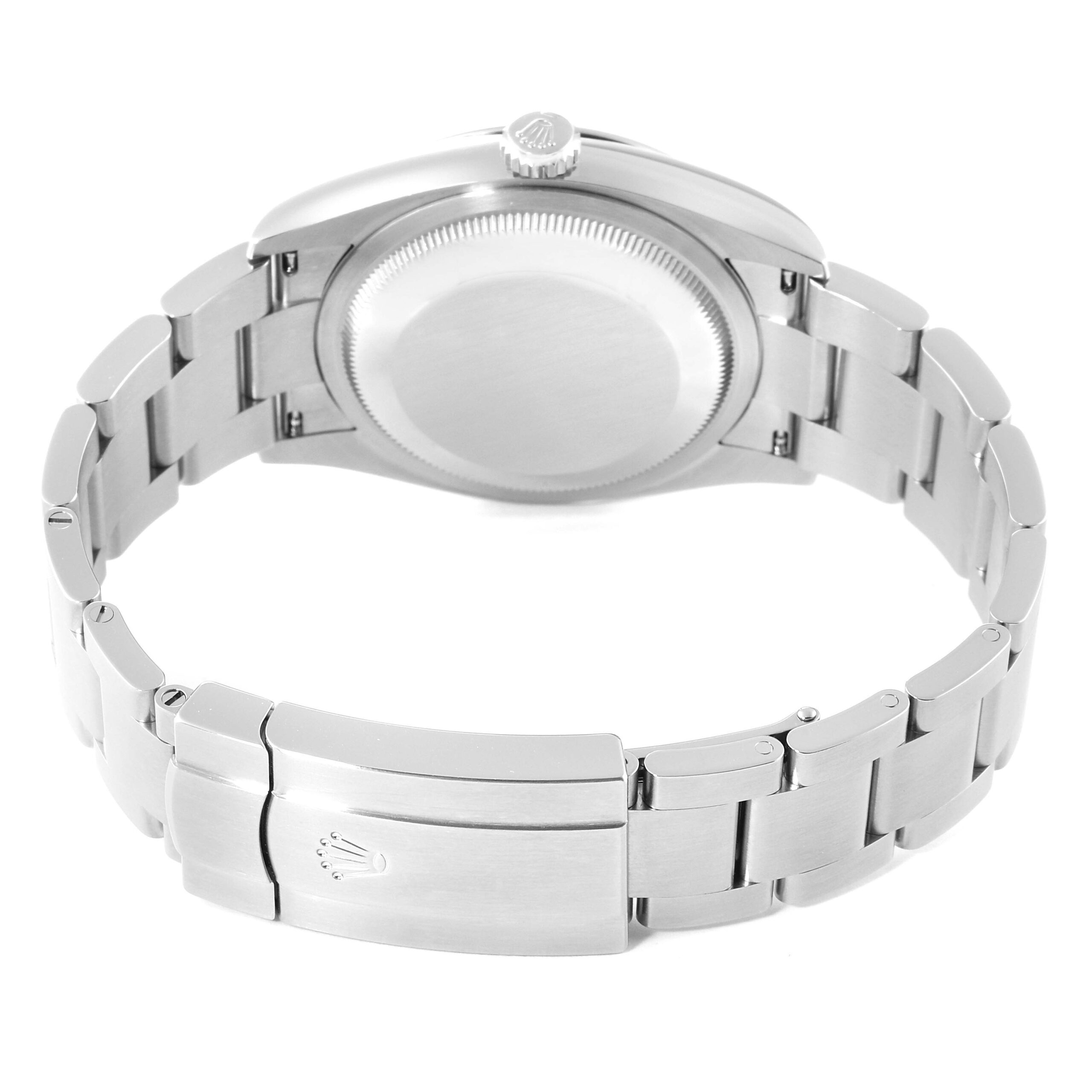 Rolex Oyster Perpetual Blue Dial Steel Mens Watch 126000 Unworn