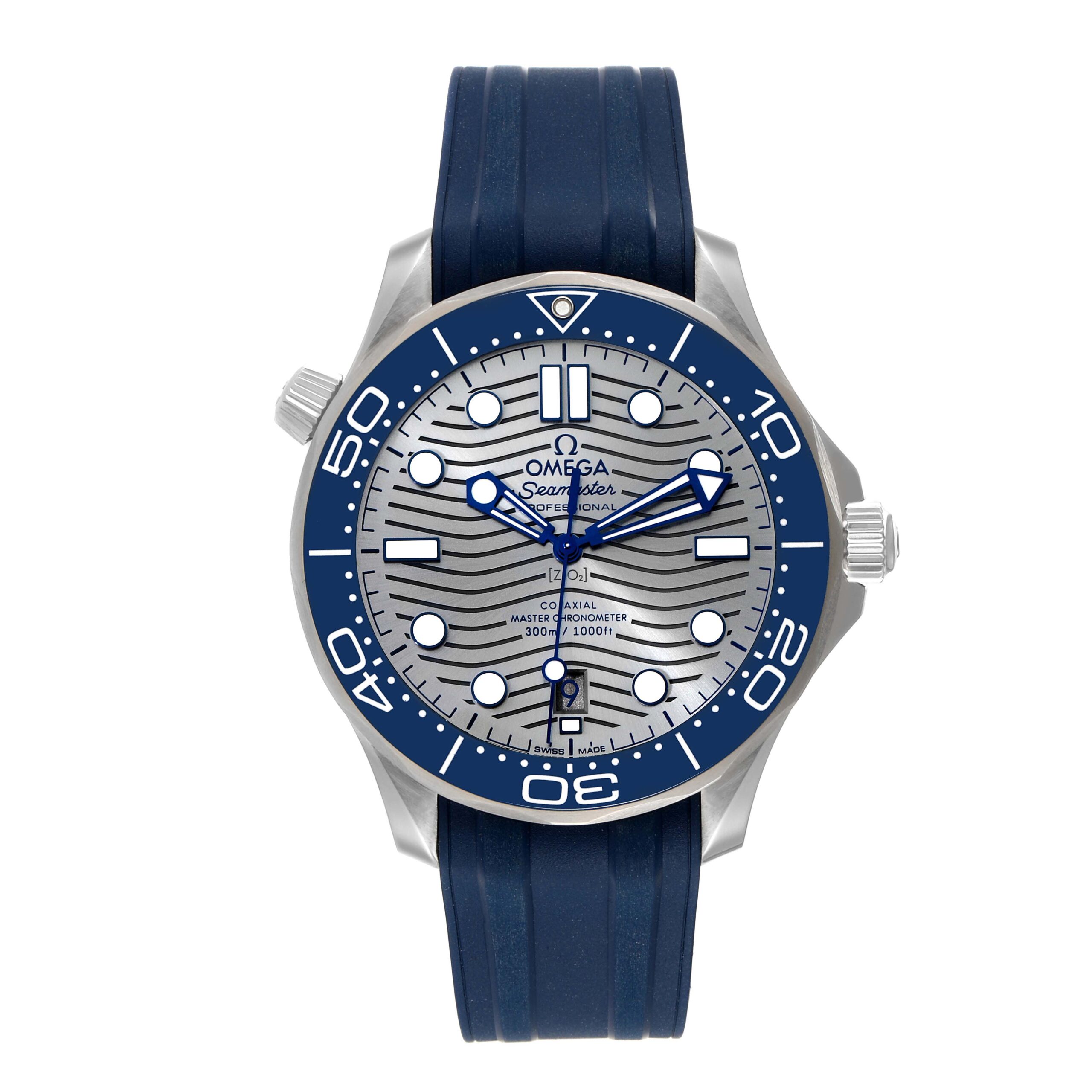 Omega Seamaster Diver Master Chronometer Steel Mens Watch 210.32.42.20.06.001 Box Card