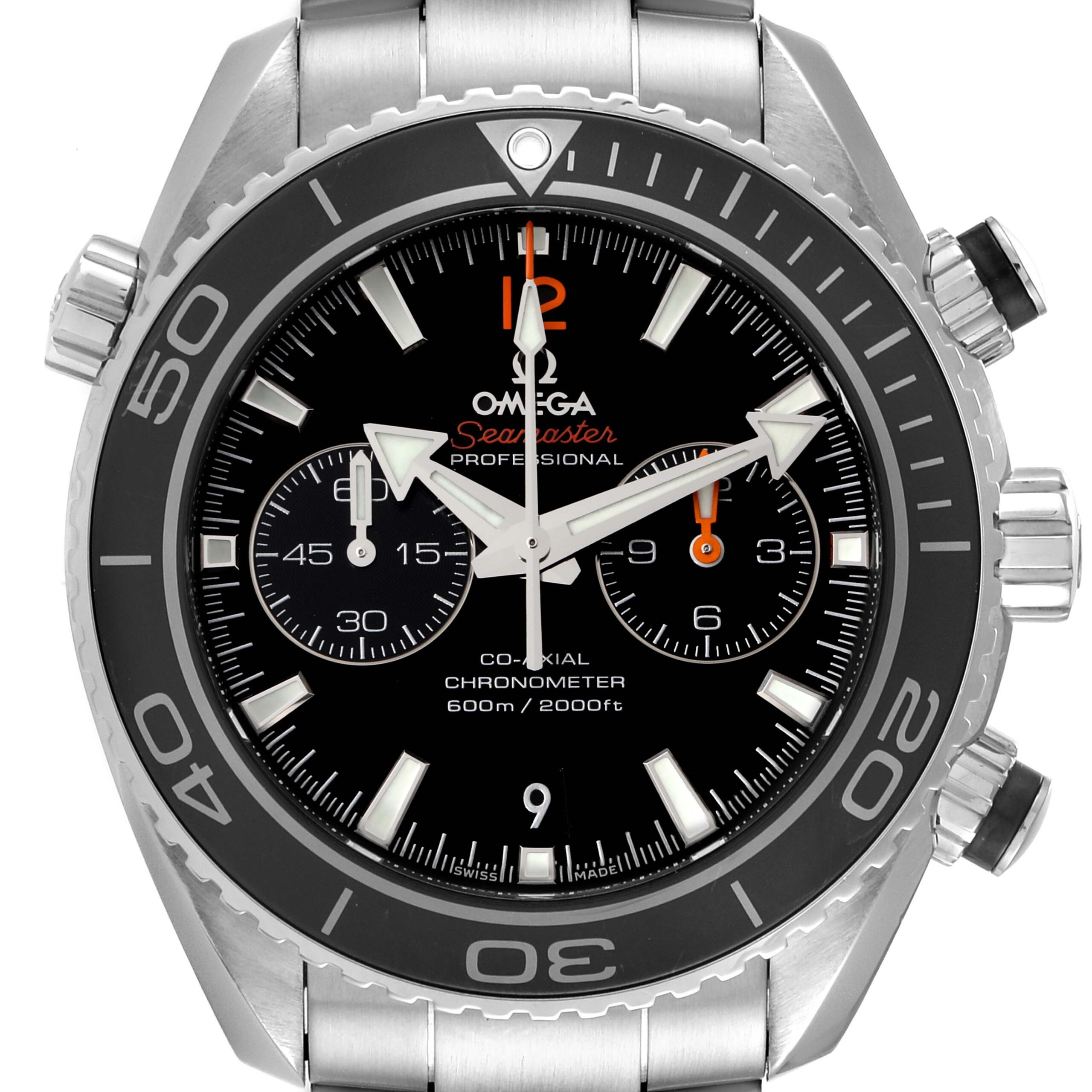 Omega Seamaster Planet Ocean Steel Mens Watch 232.30.46.51.01.003 Box Card