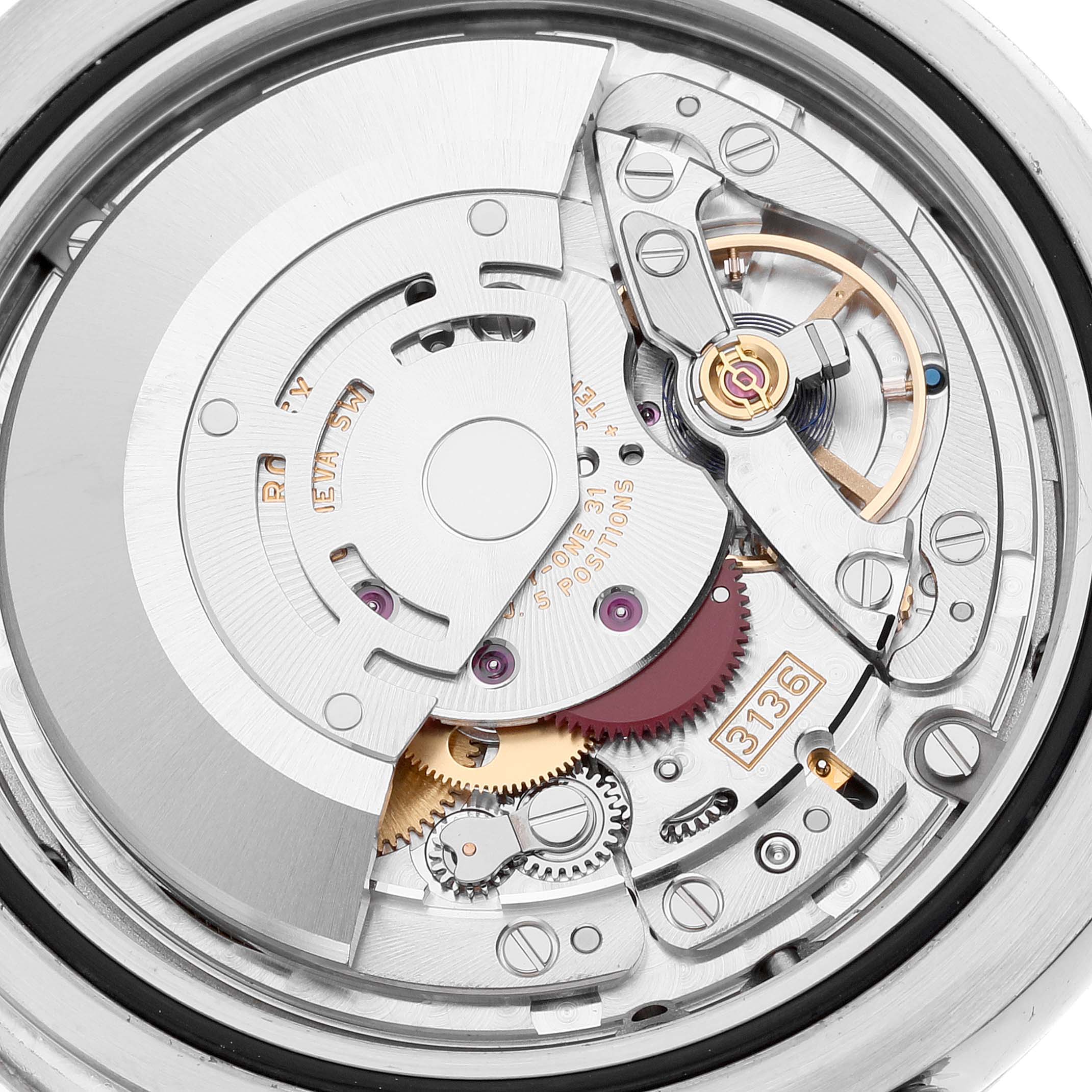 Rolex Datejust II 41 Blue Dial Steel White Gold Mens Watch 116334