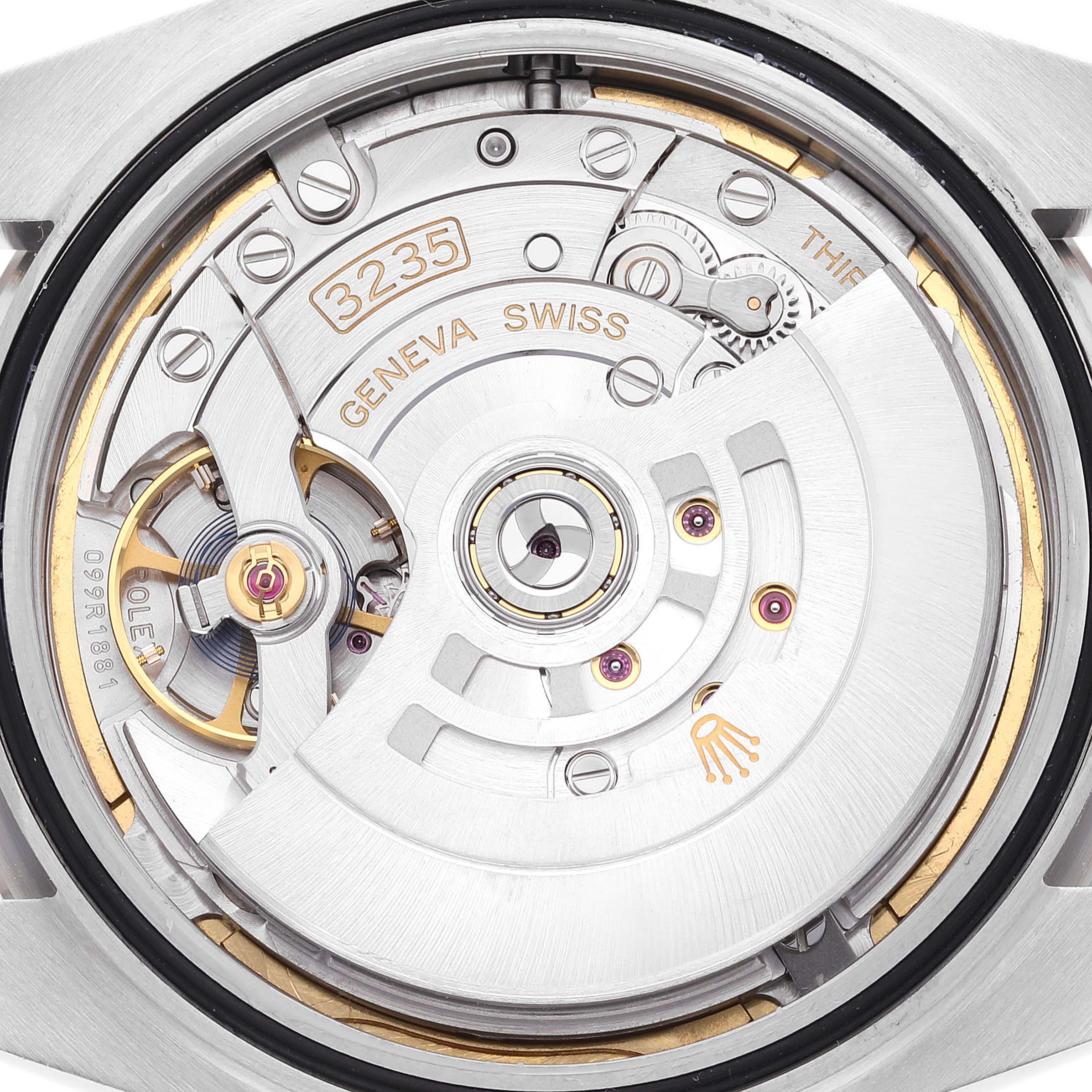 Rolex Datejust 41 Steel White Gold Blue Roman Dial Mens Watch 126334 Box Card