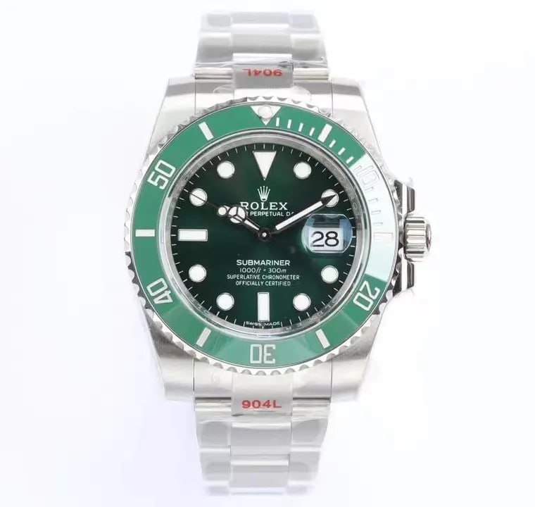 Rolex Submariner Non-Date Ceramic Bezel Steel Mens Watch 124060 Box Card