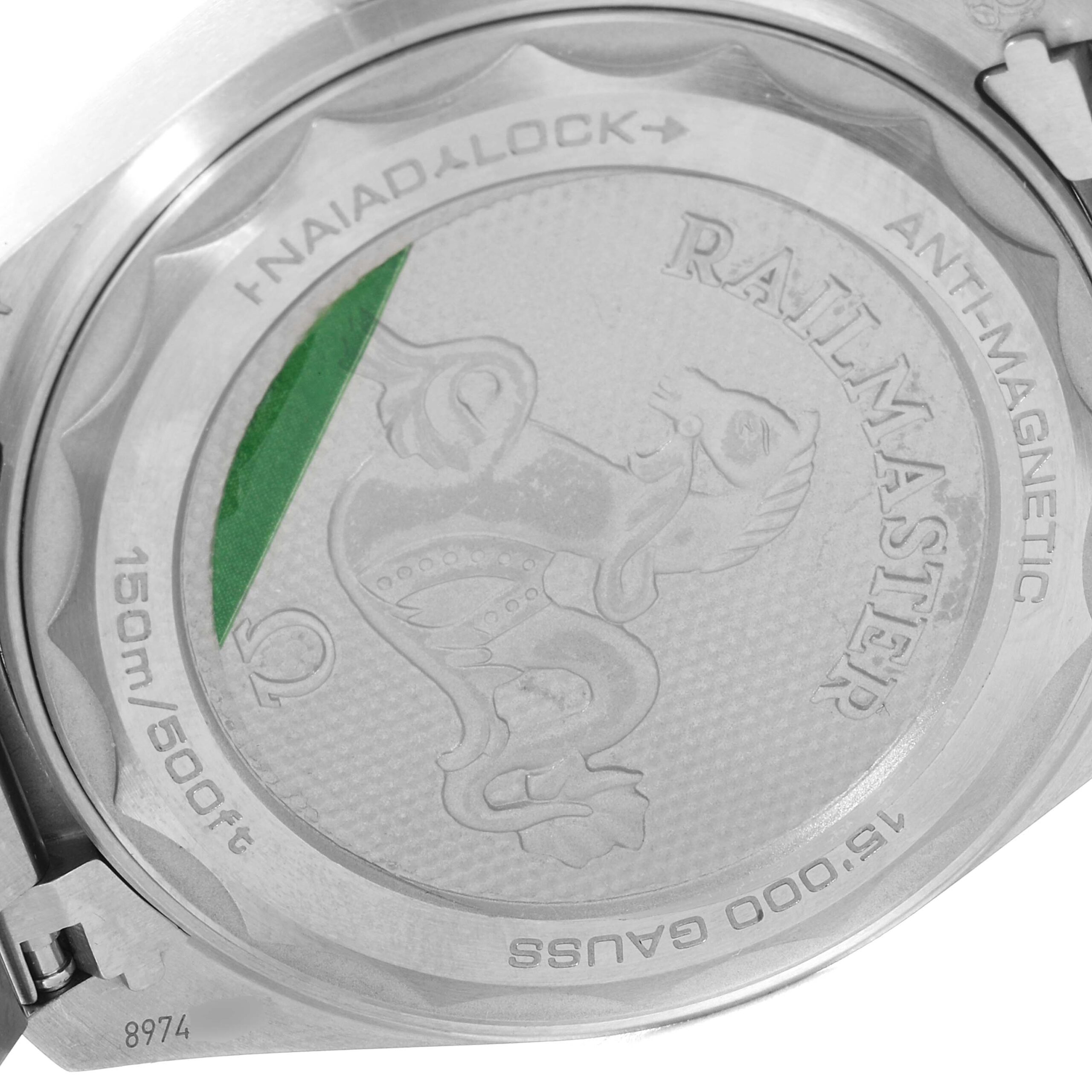 Omega Railmaster Co-Axial Master Steel Mens Watch 220.10.40.20.01.001 Box Card