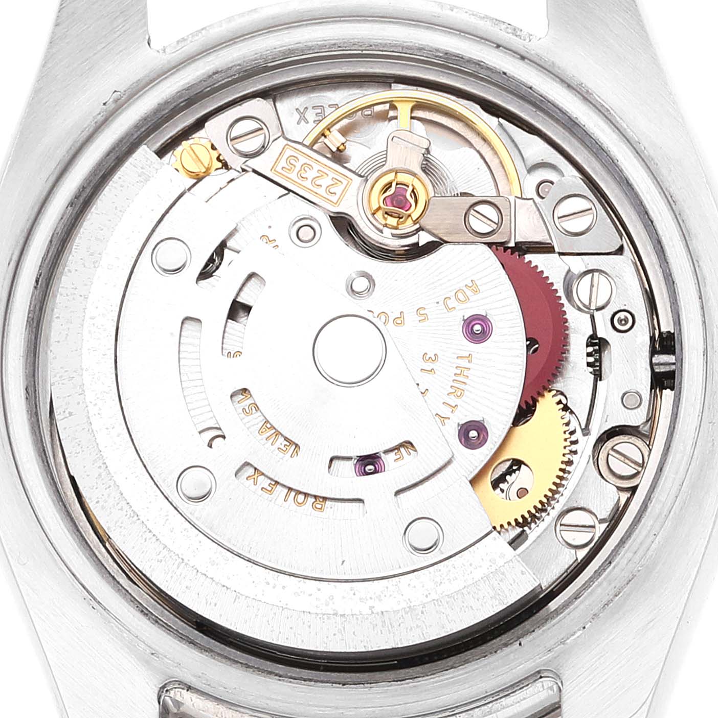 Rolex Datejust Steel White Gold Blue Dial Diamond Ladies Watch 179384