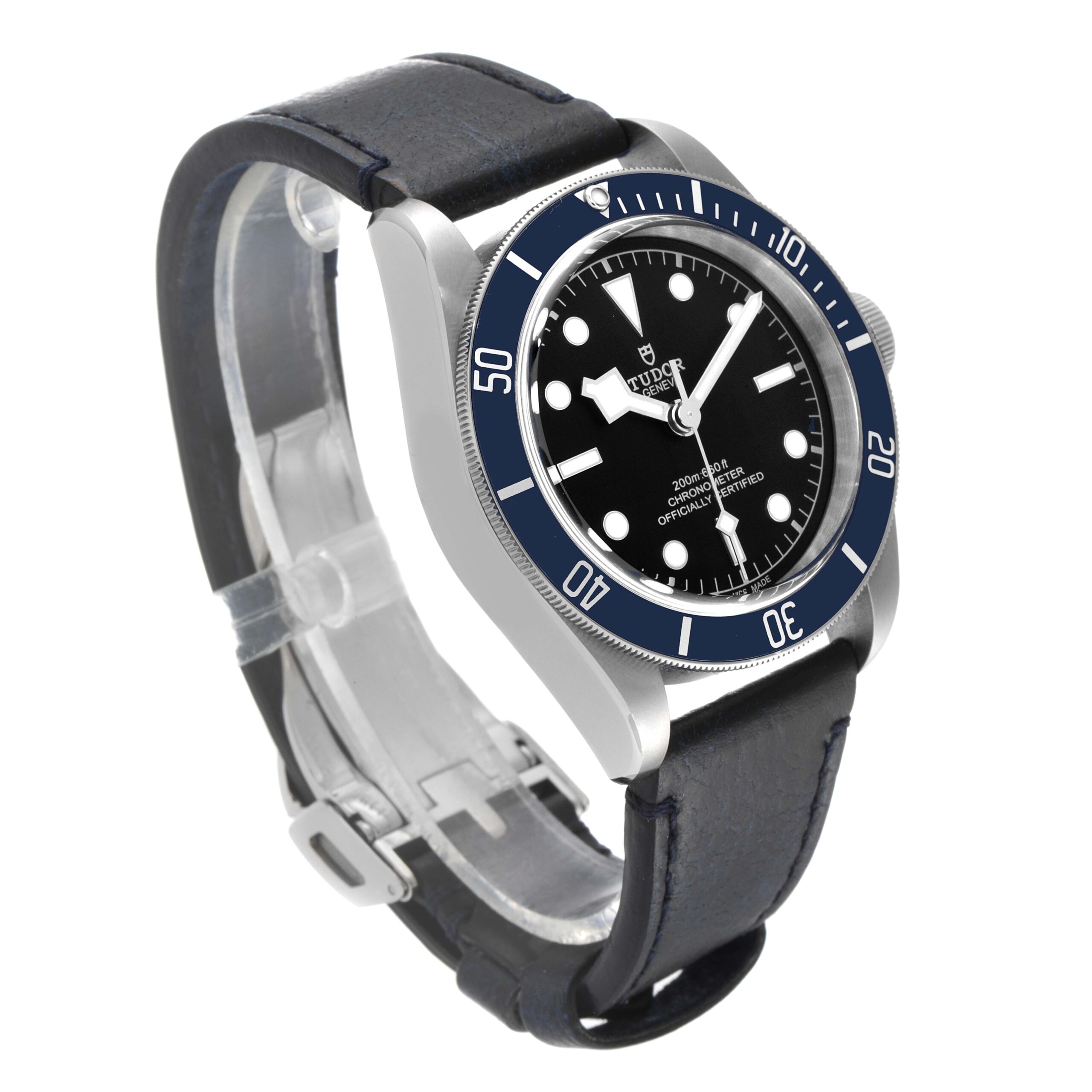 Tudor Black Bay Blue Bezel Steel Mens Watch 79230