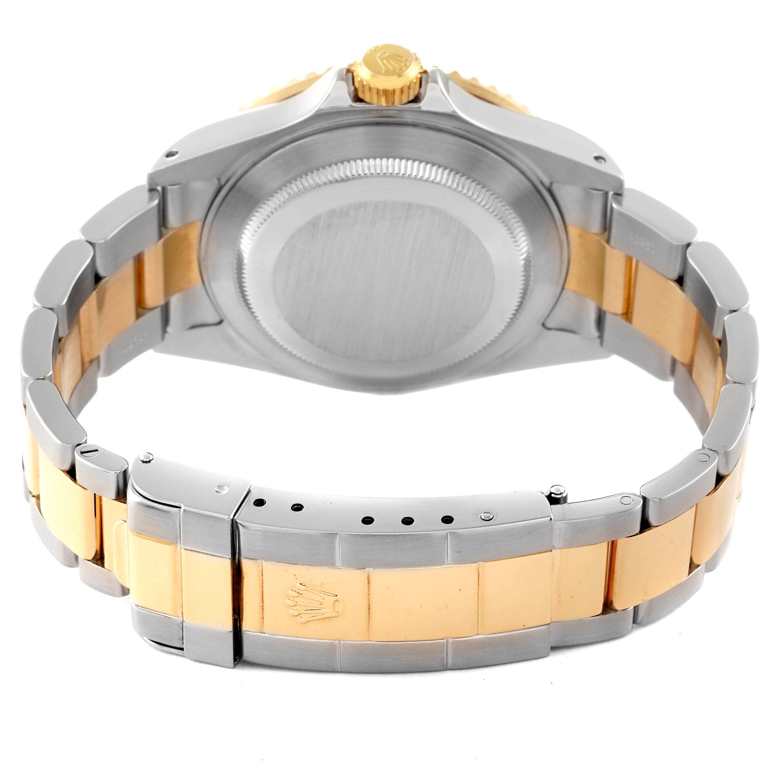 Rolex Submariner Blue Dial Steel Yellow Gold Mens Watch 16613