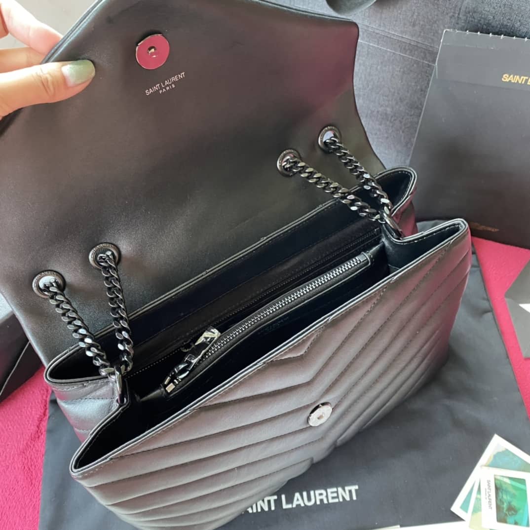 YSL Loulou Medium Quilted “Y” Leather Replica Bag