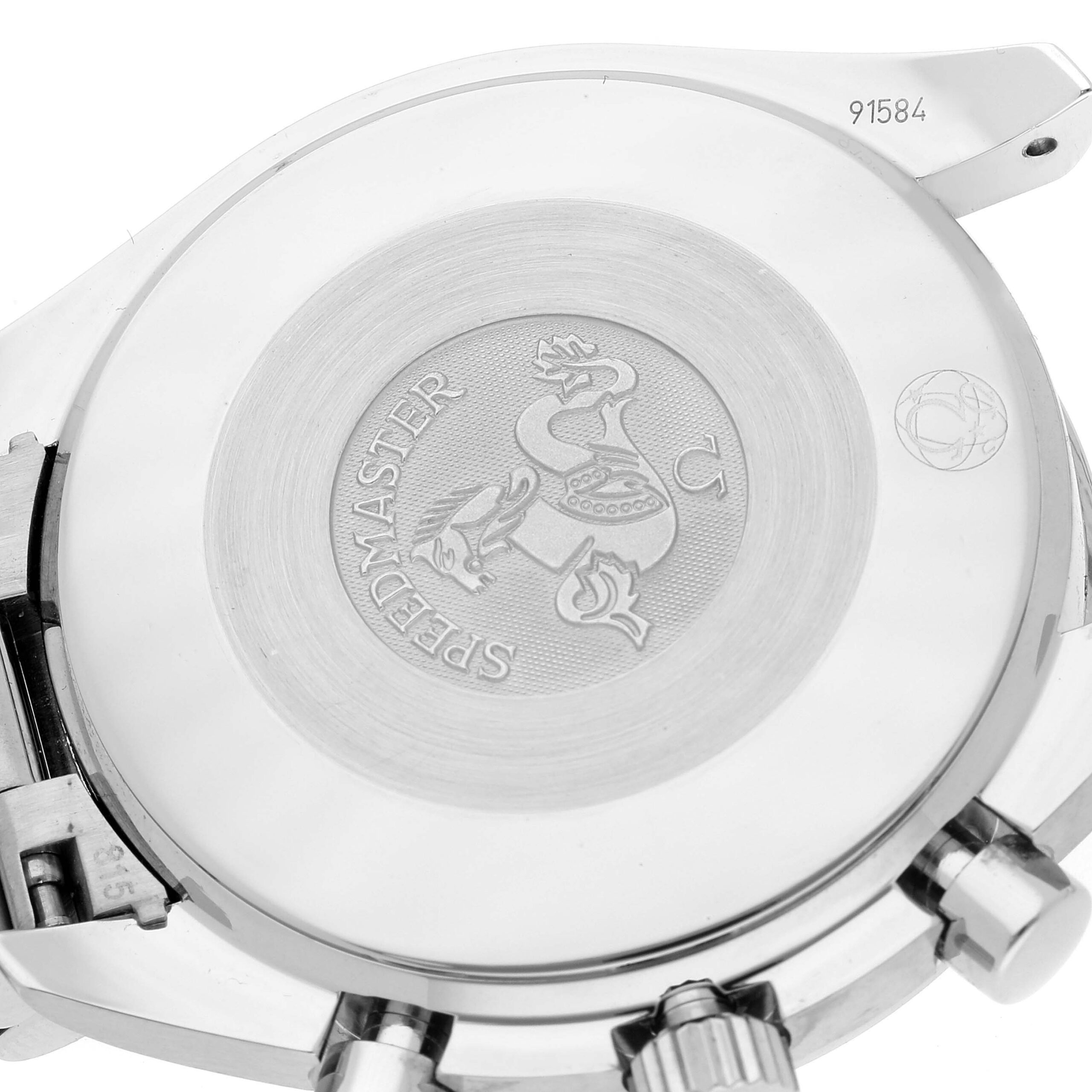 Omega Speedmaster Reduced Chronograph Steel Mens Watch 3539.50.00 Box Card