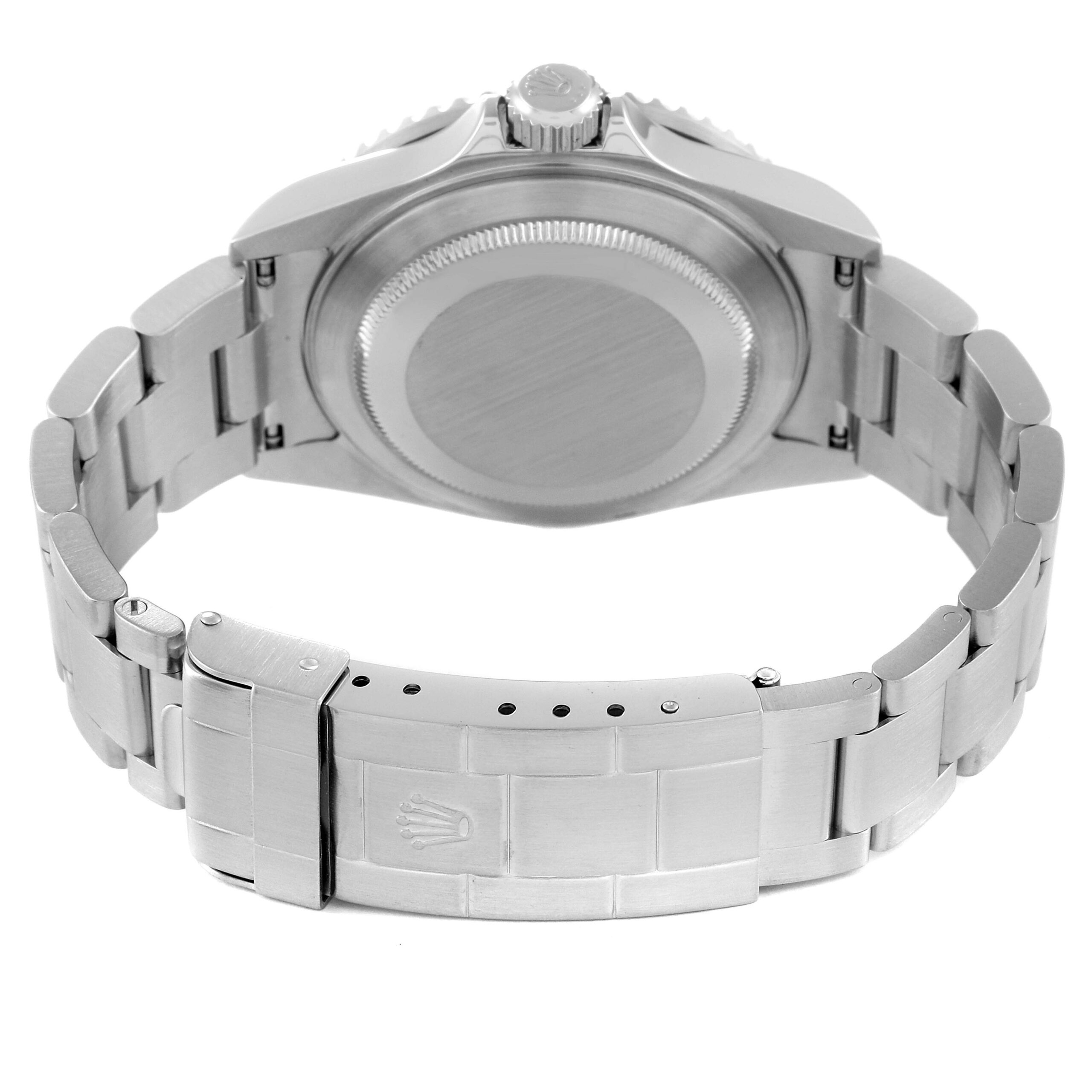 Rolex Submariner Date Black Dial Steel Mens Watch 16610 Box Papers