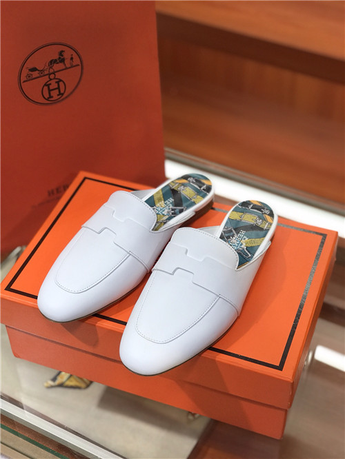 hermes loafers slippers