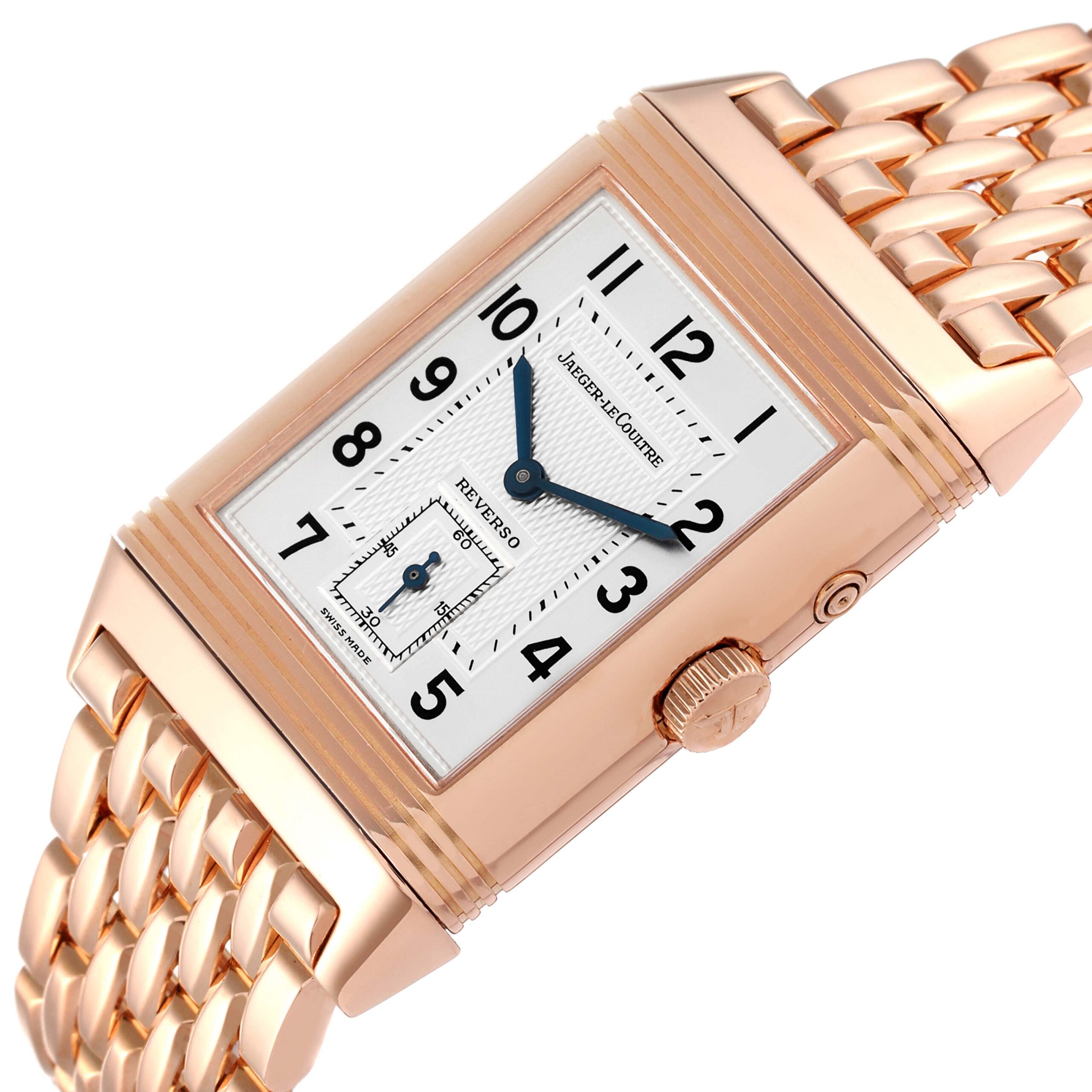 Jaeger LeCoultre Reverso Duo Day Night Rose Gold Watch 270.2.54 Q2702121