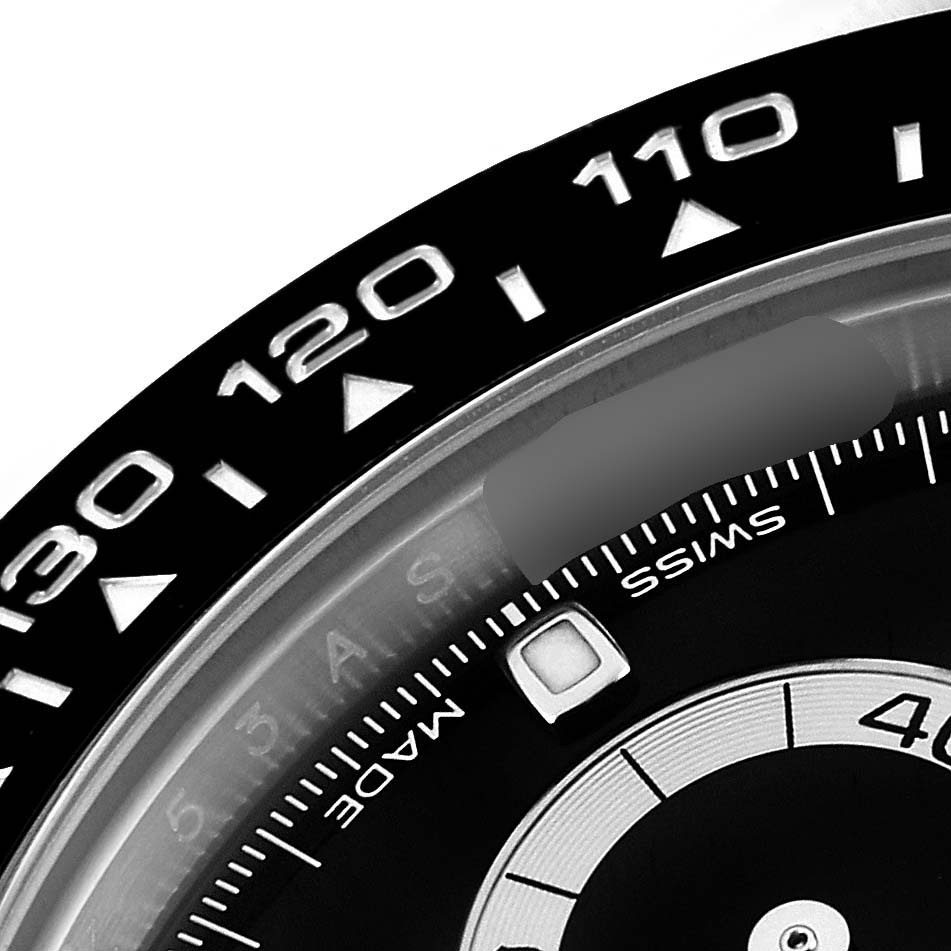 Rolex Cosmograph Daytona Ceramic Bezel Black Dial Mens Watch 116500 Box Card