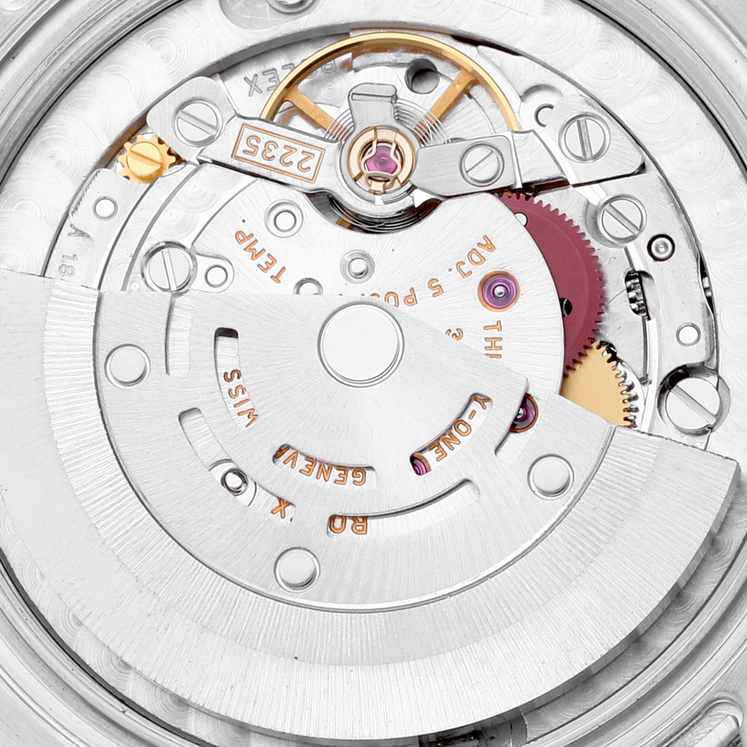 Rolex Datejust Midsize Steel White Gold Blue Diamond Dial Ladies Watch 178274