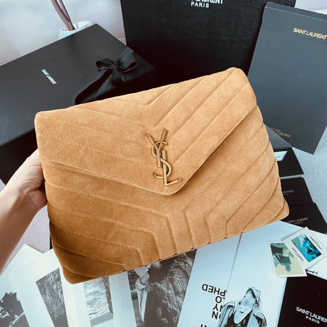 YSL Dupes Bags Loulou Monogram Quilted Velvet Shoulder Bag