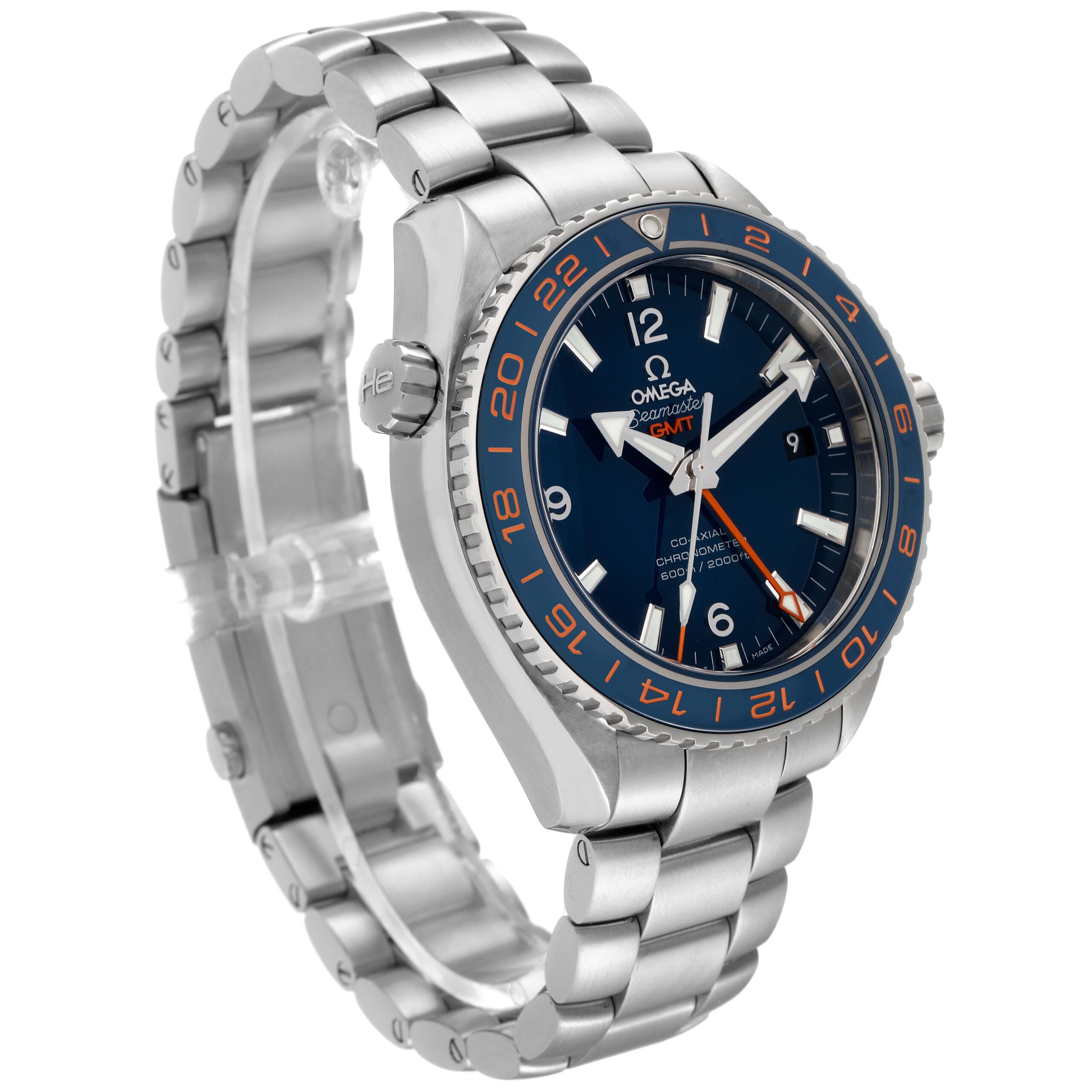 Omega Seamaster Planet Ocean GMT Mens Watch 232.30.44.22.03.001 Box Card
