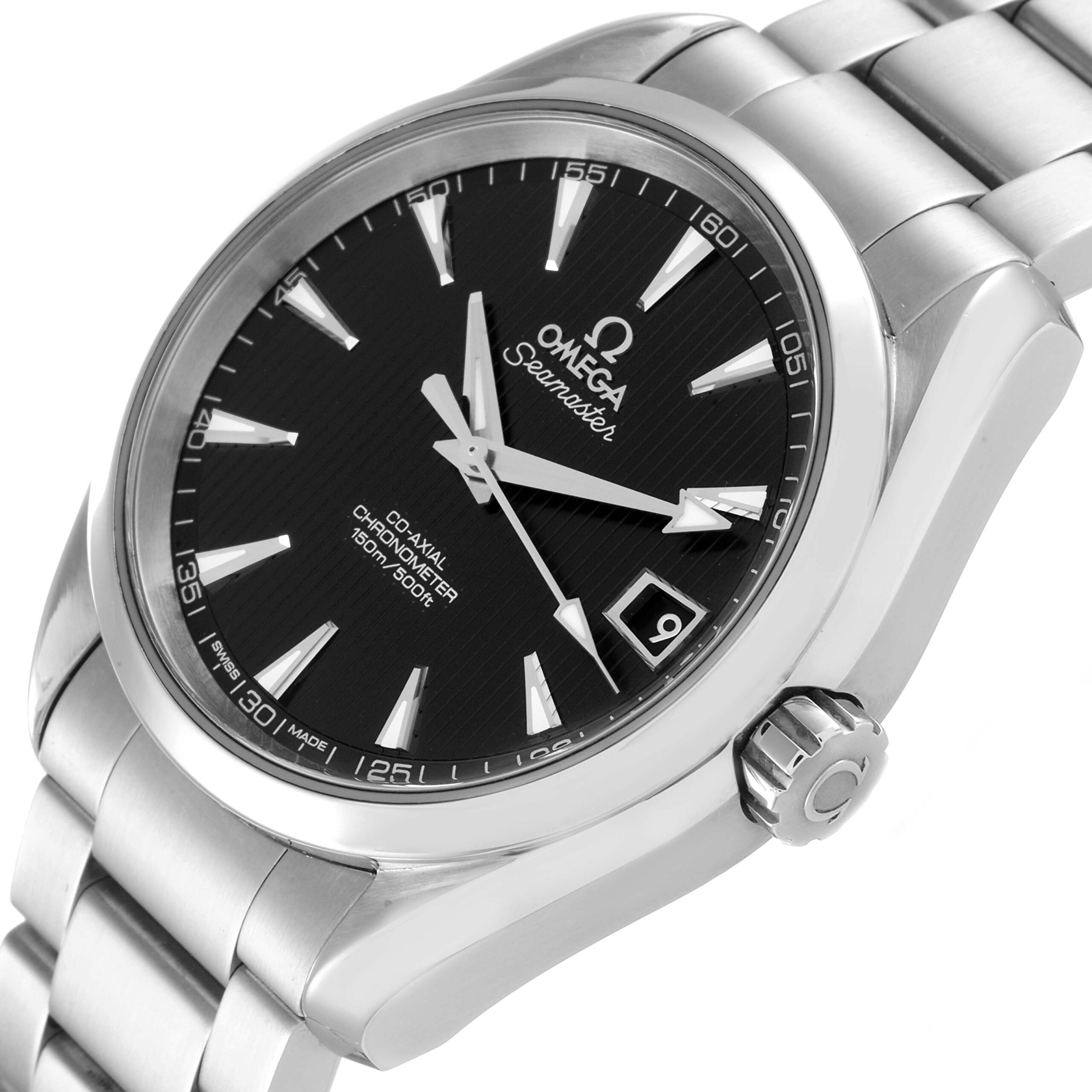 Omega Seamaster Aqua Terra Black Dial Steel Mens Watch 231.10.39.21.01.002