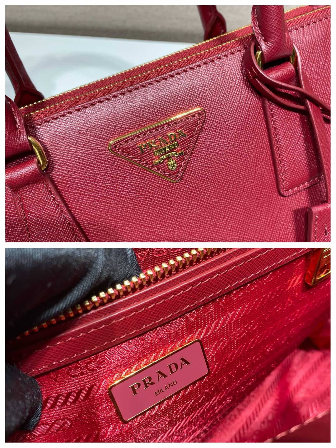 Prada Saffiano Leather Galleria Replica Bag
