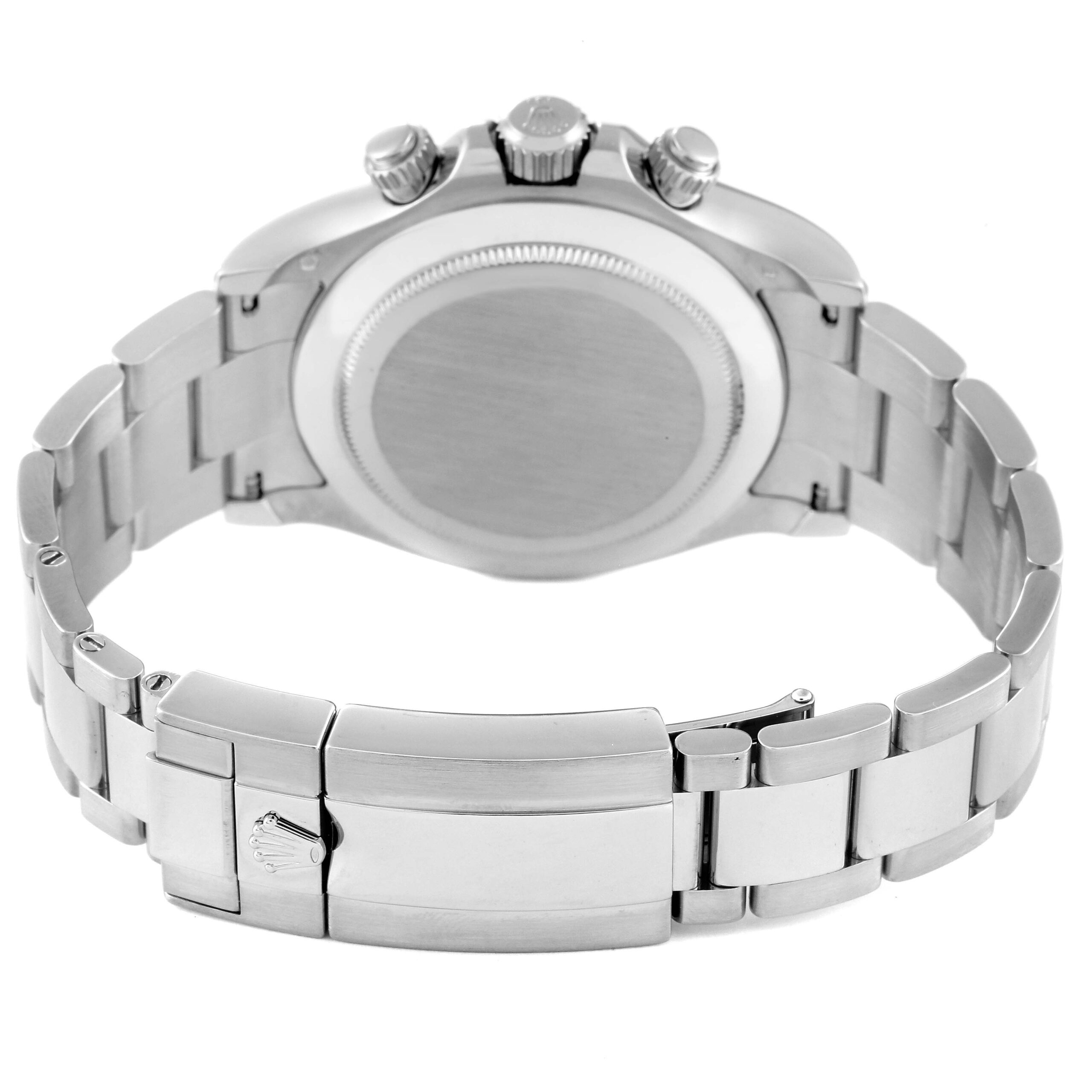 Rolex Daytona Blue Dial White Gold Chronograph Mens Watch 116509 Box Card