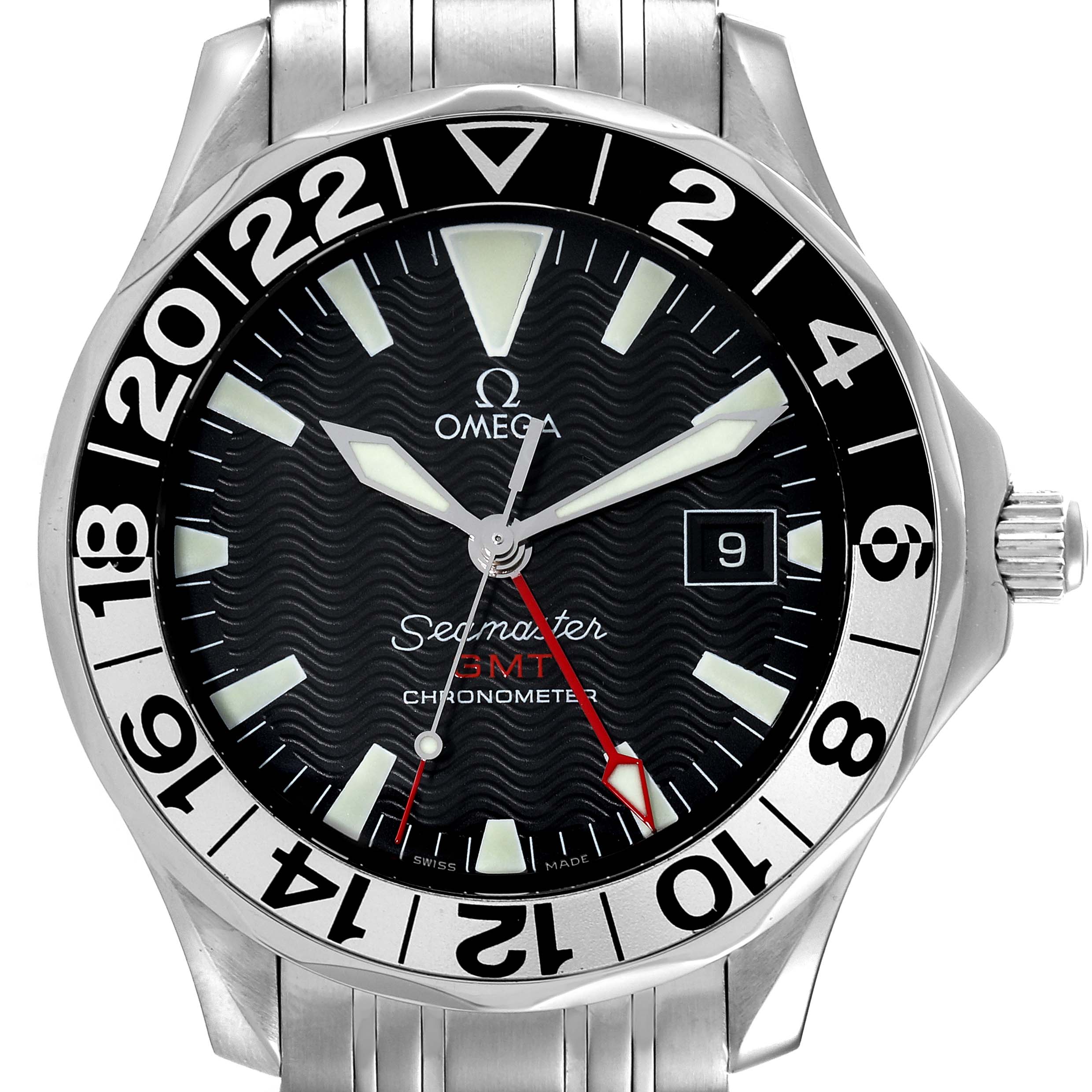 Omega Seamaster GMT 50th Anniversary Steel Mens Watch 2234.50.00