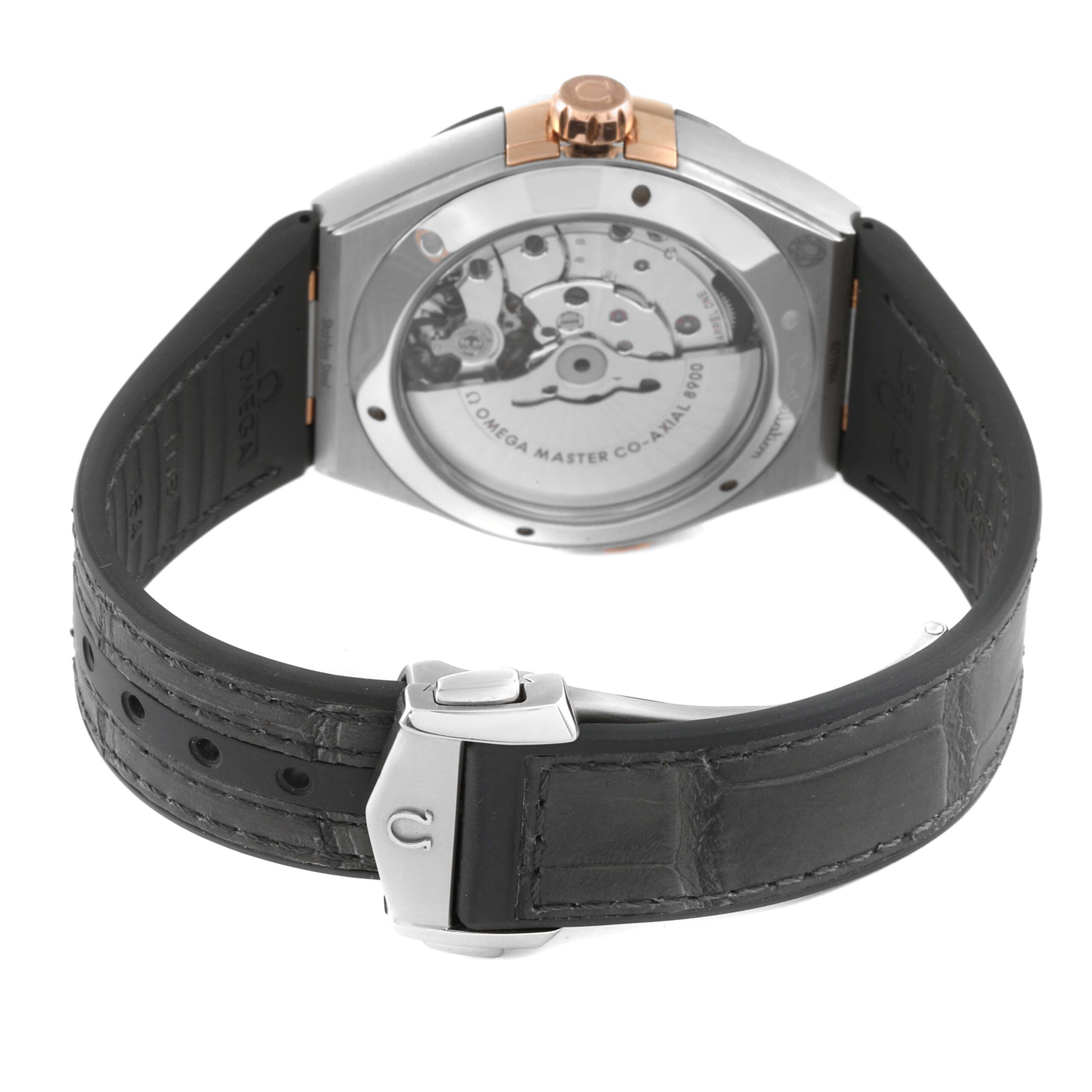 Omega Constellation 41mm Steel Rose Gold Mens Watch 131.23.41.21.06.001 Box Card