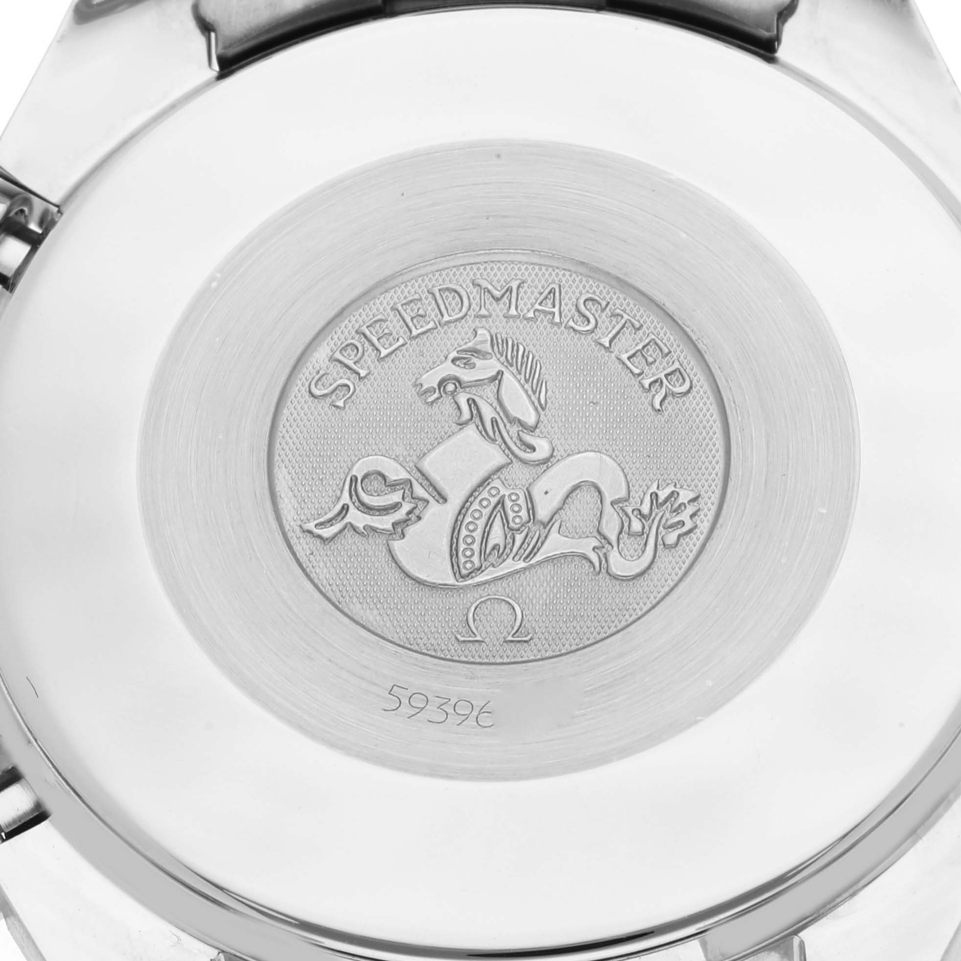 Omega Speedmaster Reduced Hesalite Chronograph Steel Mens Watch 3510.50.00