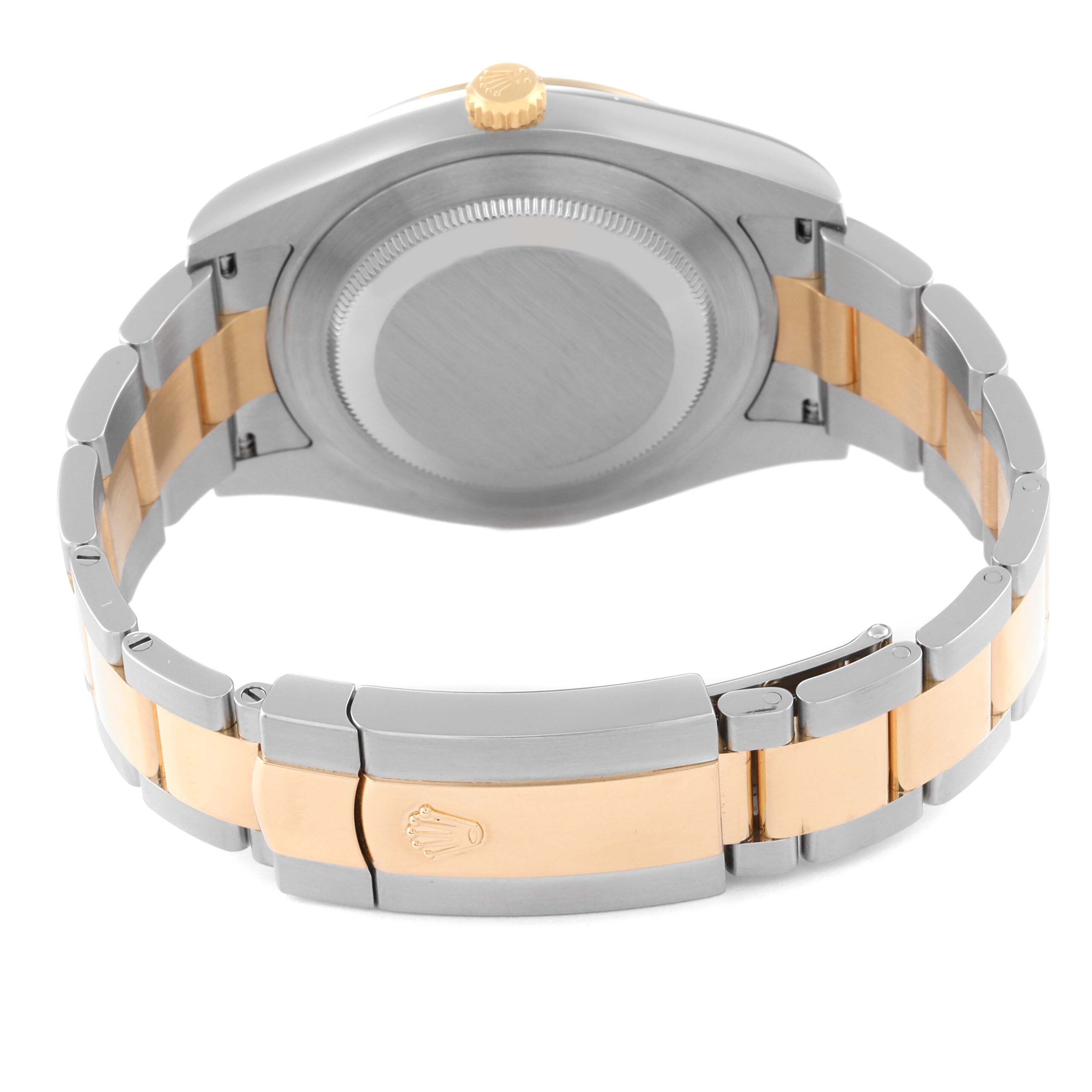 Rolex Datejust 41 Steel Yellow Gold Wimbledon Dial Mens Watch 116333