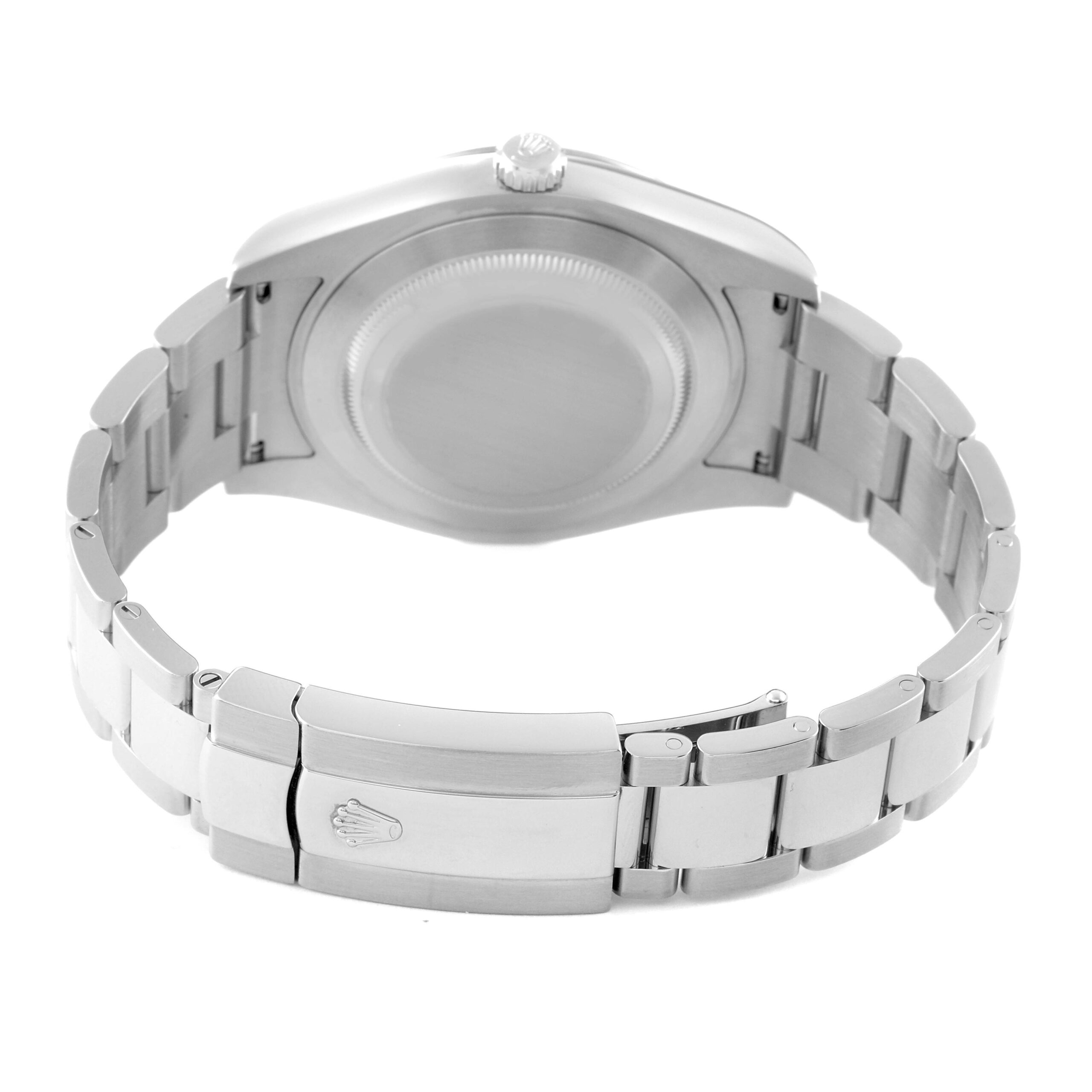 Rolex Datejust II 41mm Grey Dial Steel White Gold Mens Watch 116334 Box Card