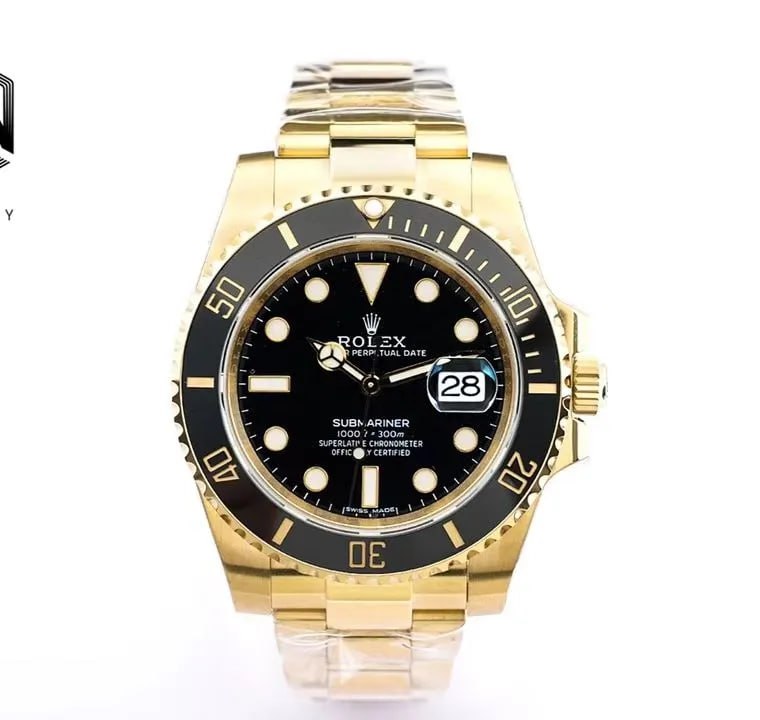 Rolex Submariner Non-Date Ceramic Bezel Steel Mens Watch 124060 Box Card