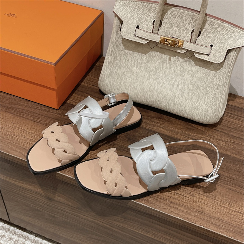 Hermès pig nose sandals