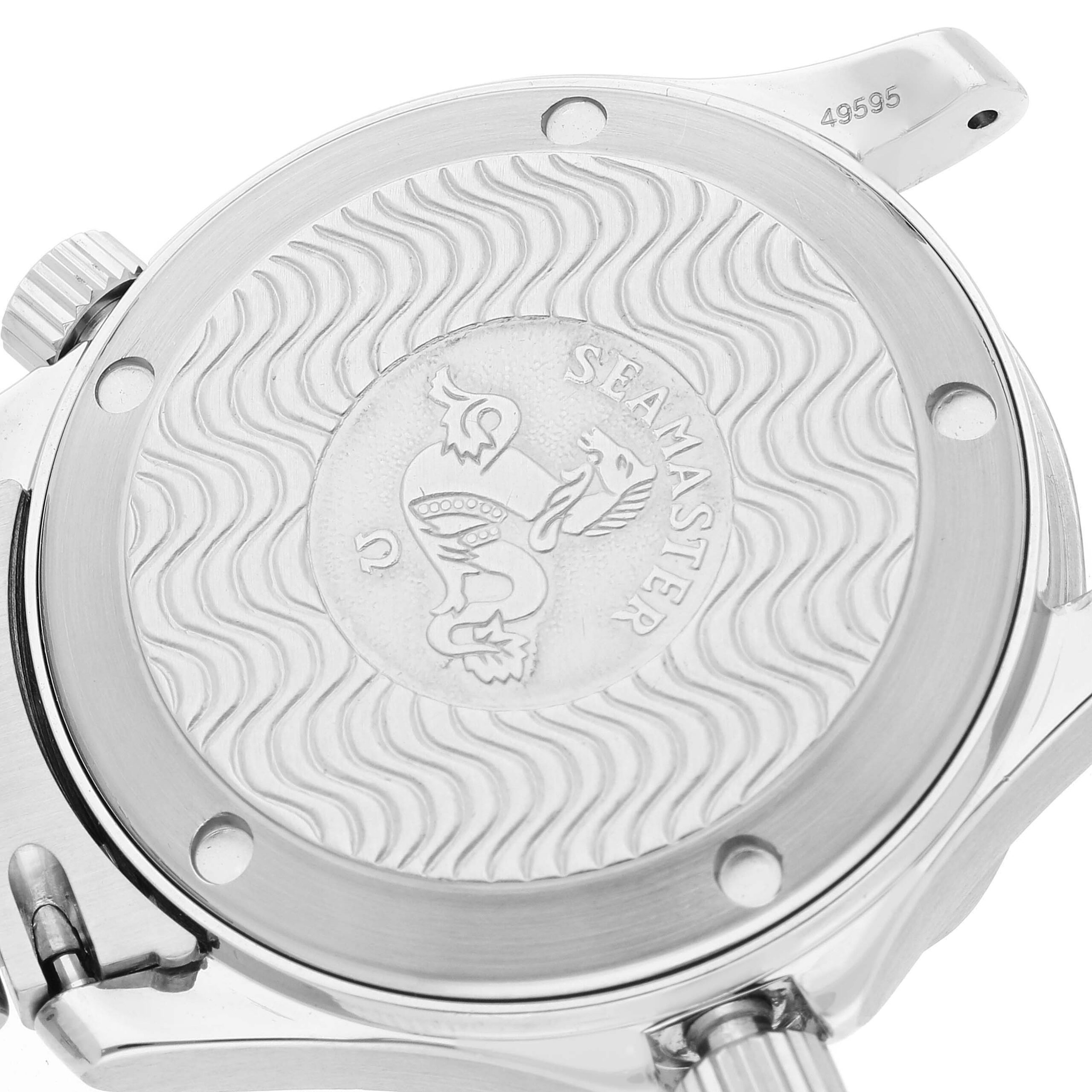 Omega Seamaster Midsize 36 Blue Dial Steel Mens Watch 2552.80.00 Card