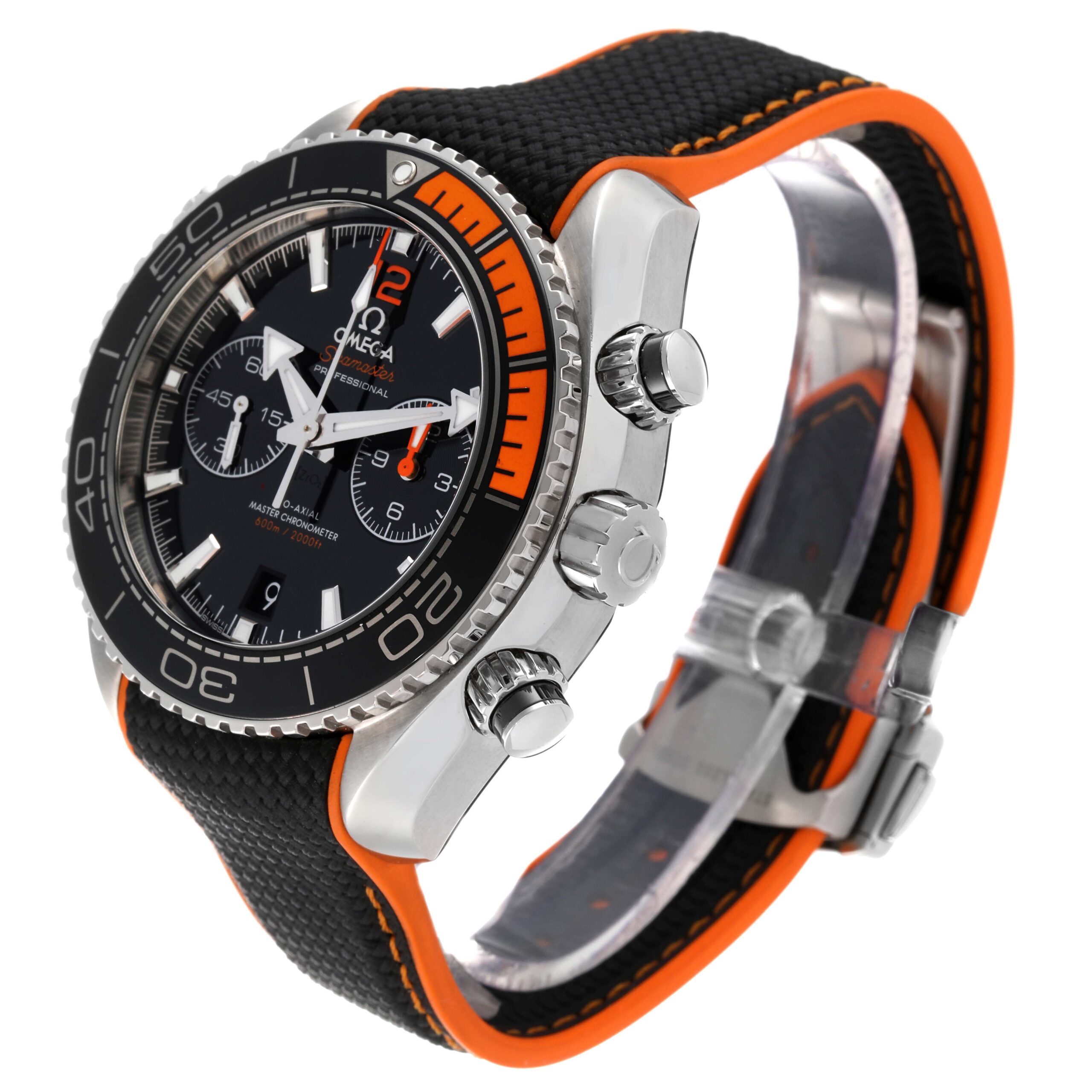 Omega Planet Ocean Chronograph Steel Mens Watch 215.32.46.51.01.001 Box Card