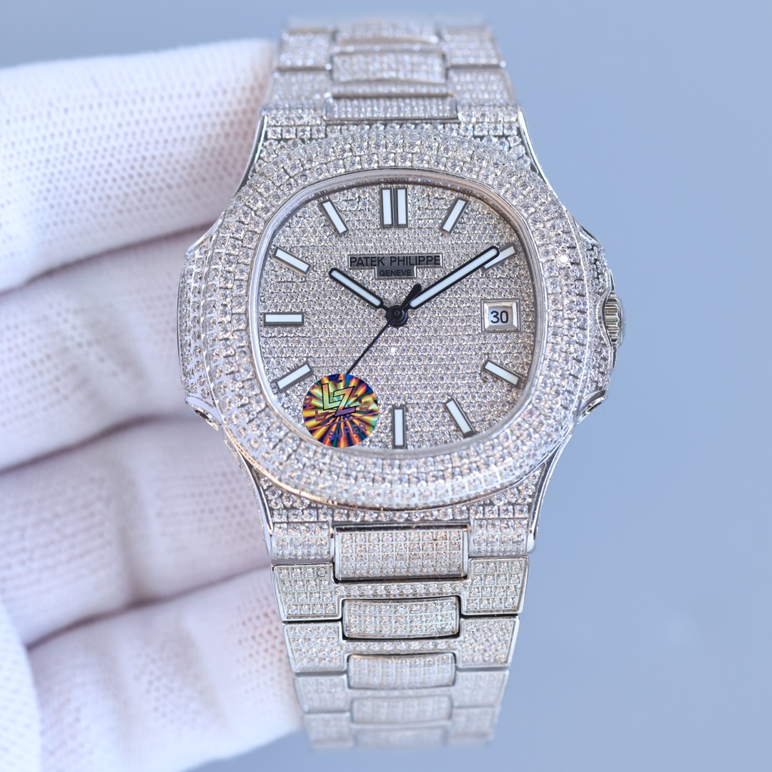 Patek Philippe Gypsophila full diamond Nautilus series 5719/1G-001
