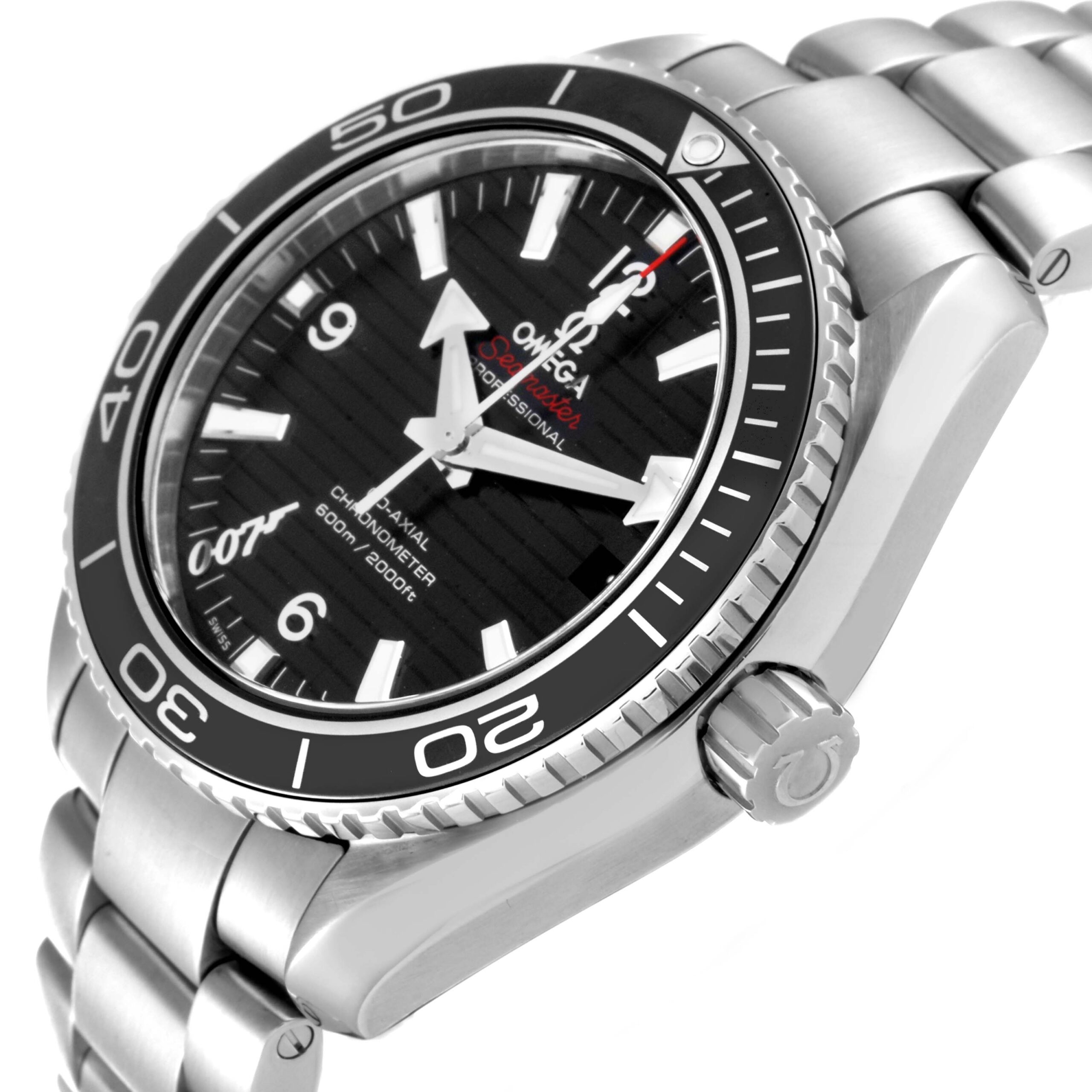 Omega Seamaster Planet Ocean Skyfall 007 LE Mens Watch 232.30.42.21.01.004 Box Card