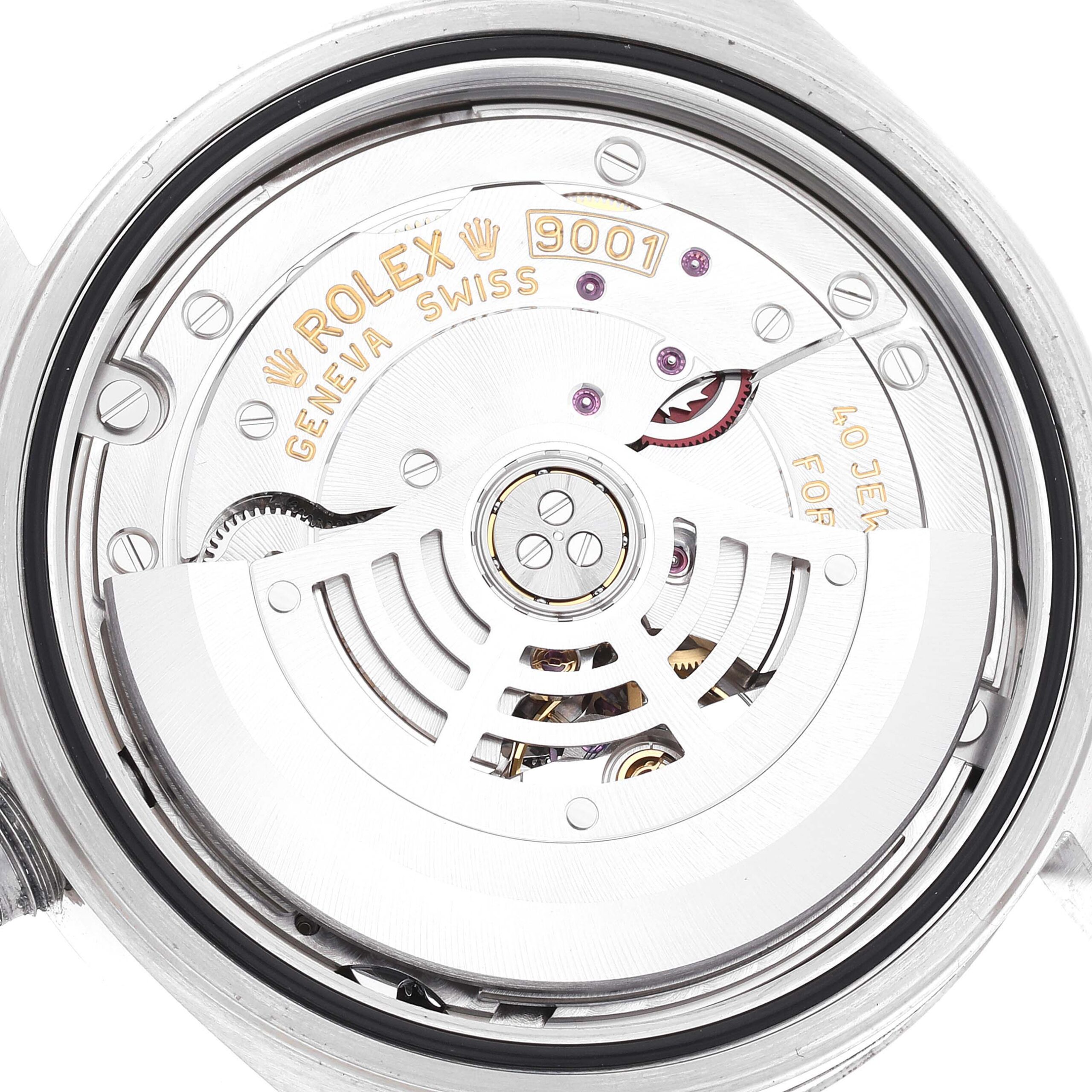 Rolex Sky-Dweller Blue Dial Steel White Gold Mens Watch 326934 Unworn