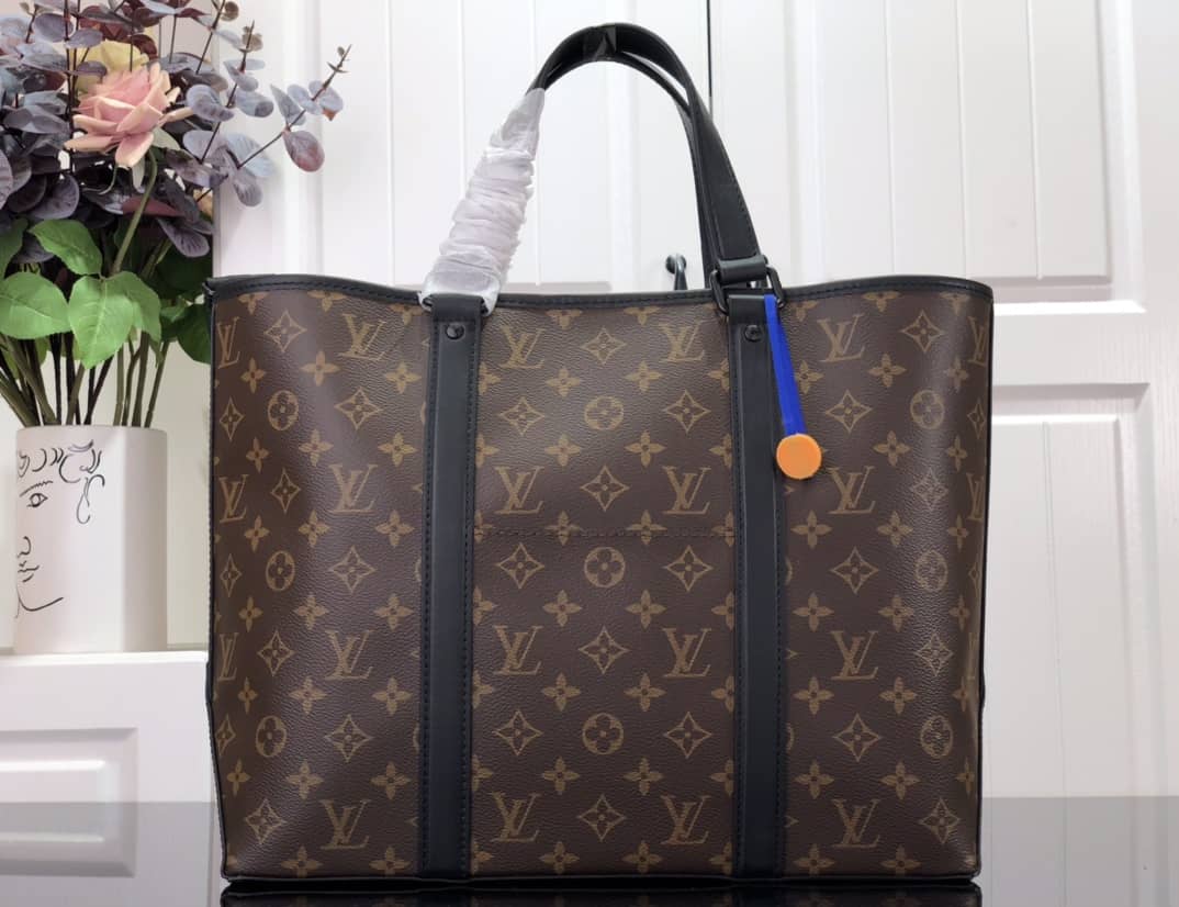 Louis Vuitton Monogram Macassar PM Weekend Tote Replica M45734