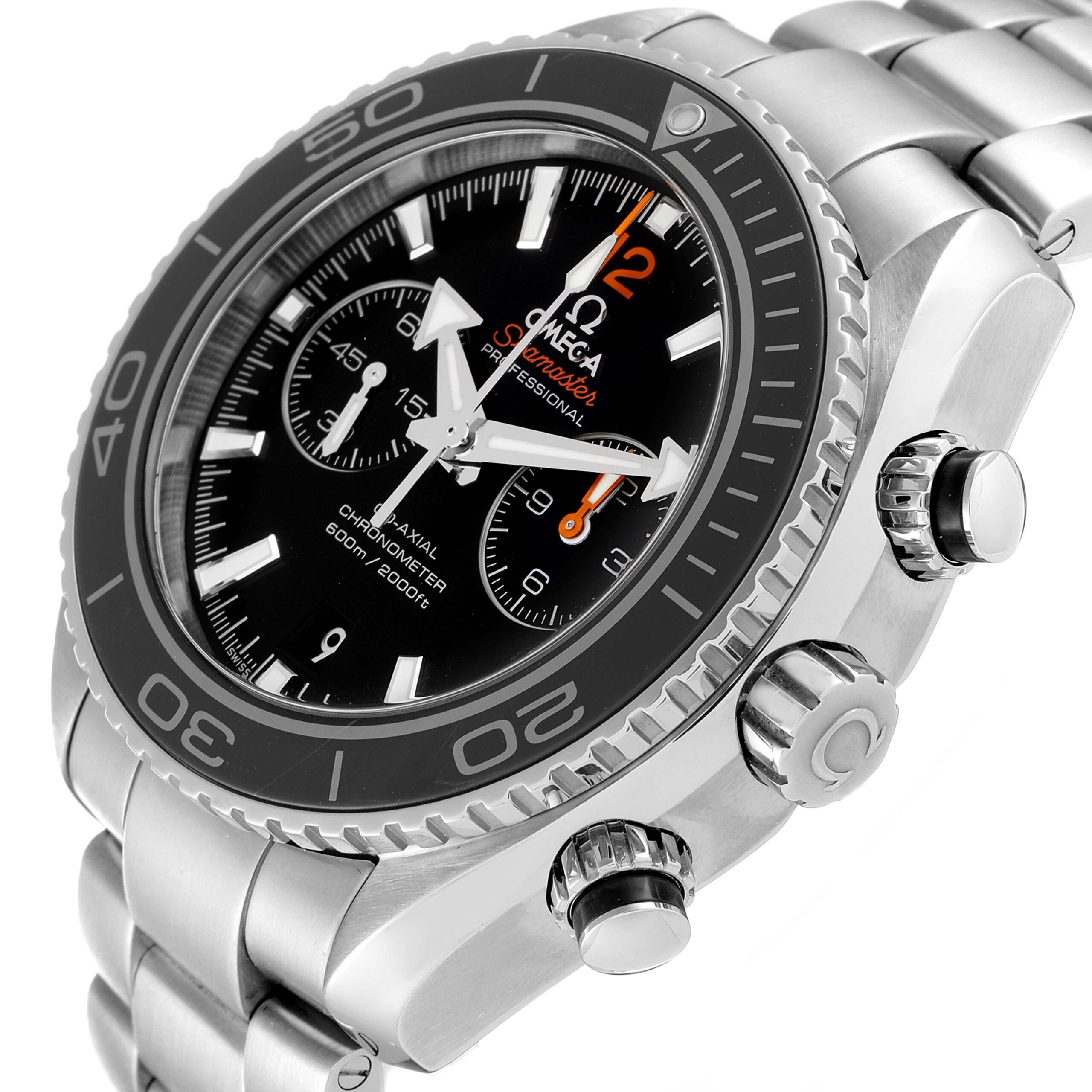 Omega Seamaster Planet Ocean Steel Mens Watch 232.30.46.51.01.003 Box Card