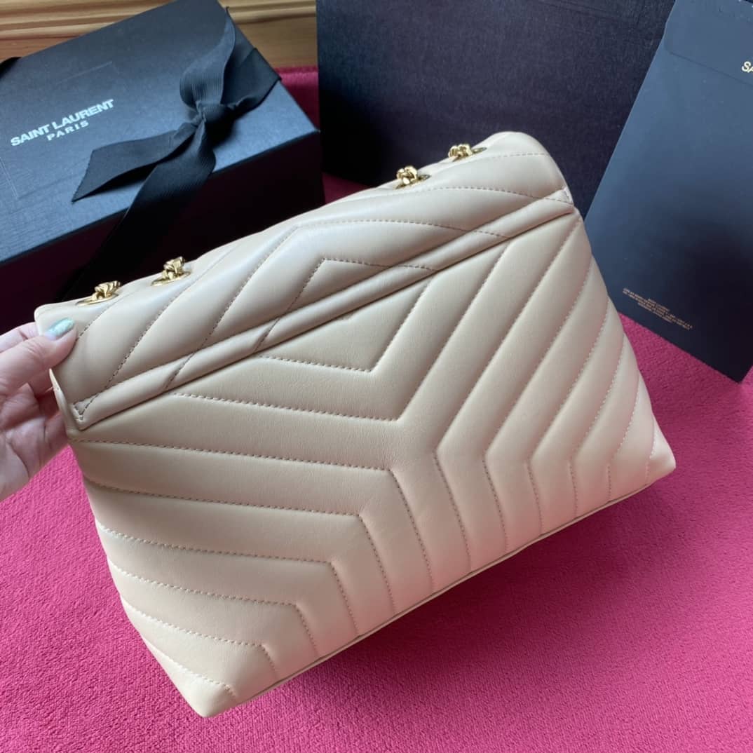 YSL Loulou Medium Quilted “Y” Leather Replica Bag
