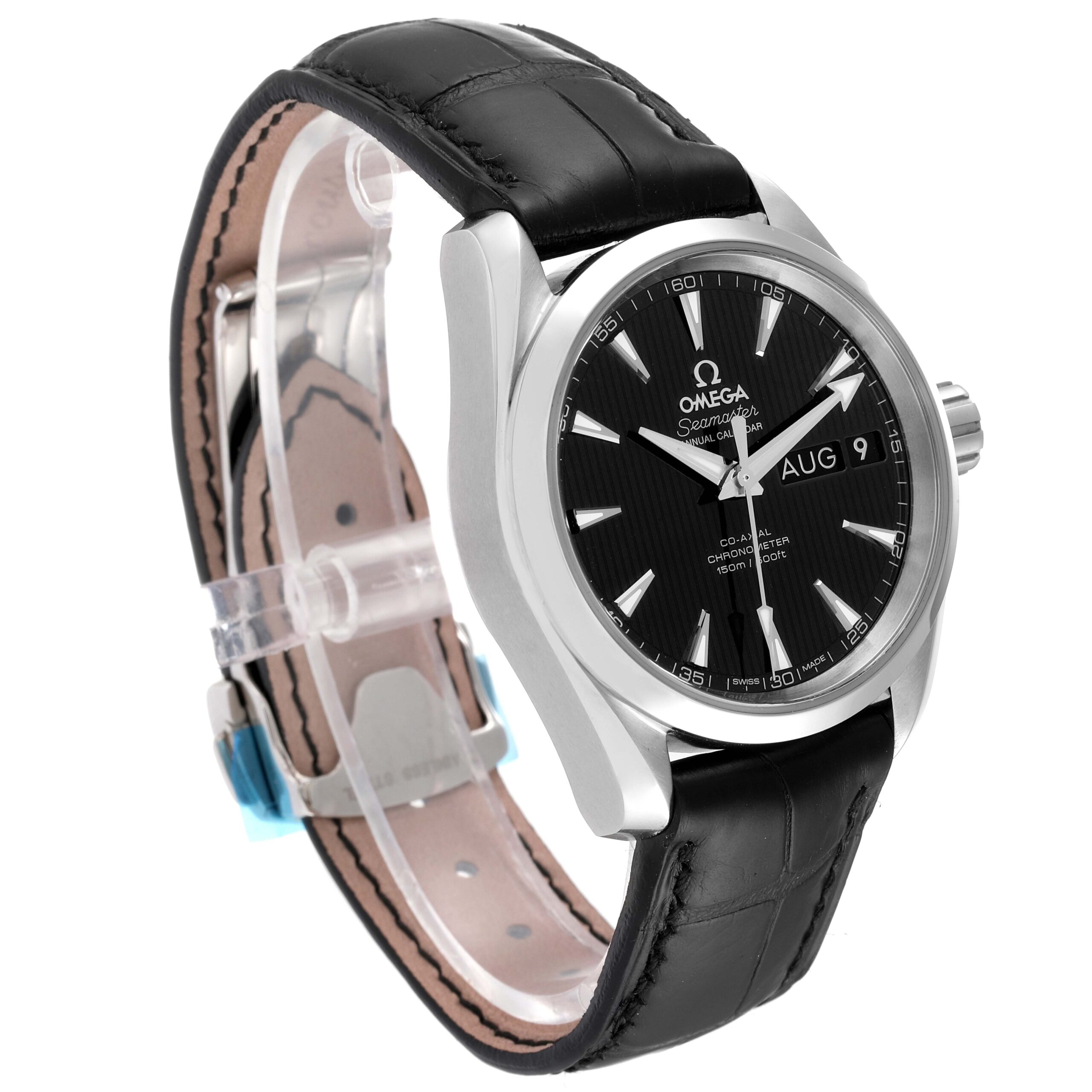 Omega Seamaster Aqua Terra Annual Calendar Steel Mens Watch 231.13.39.22.01.001 Card