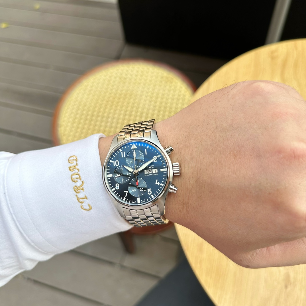 IWC Pilot s New Pilot Chronograph Watch 41 Series Belt IW388101