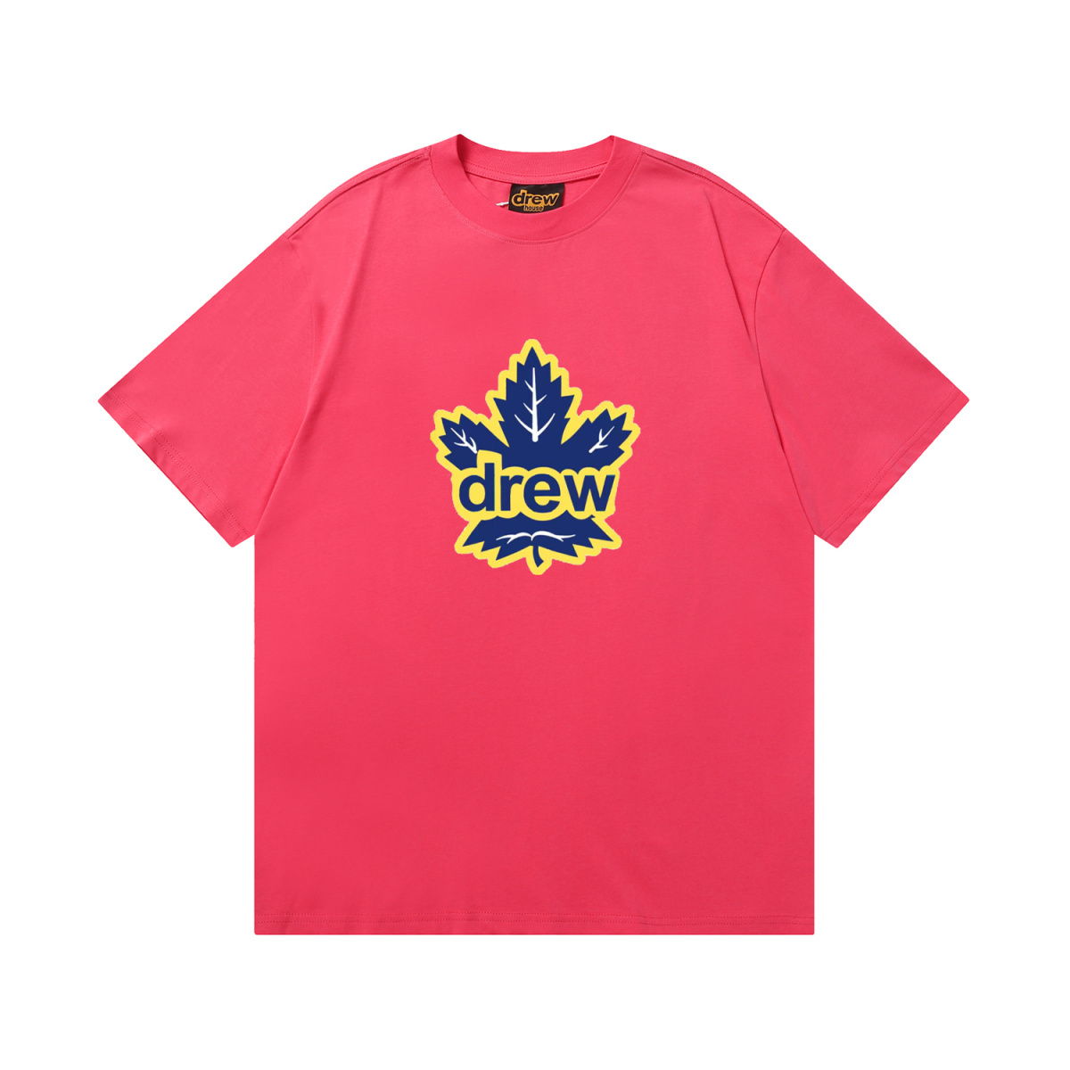 Drew House Maple Leaf T-shirt Rose Red