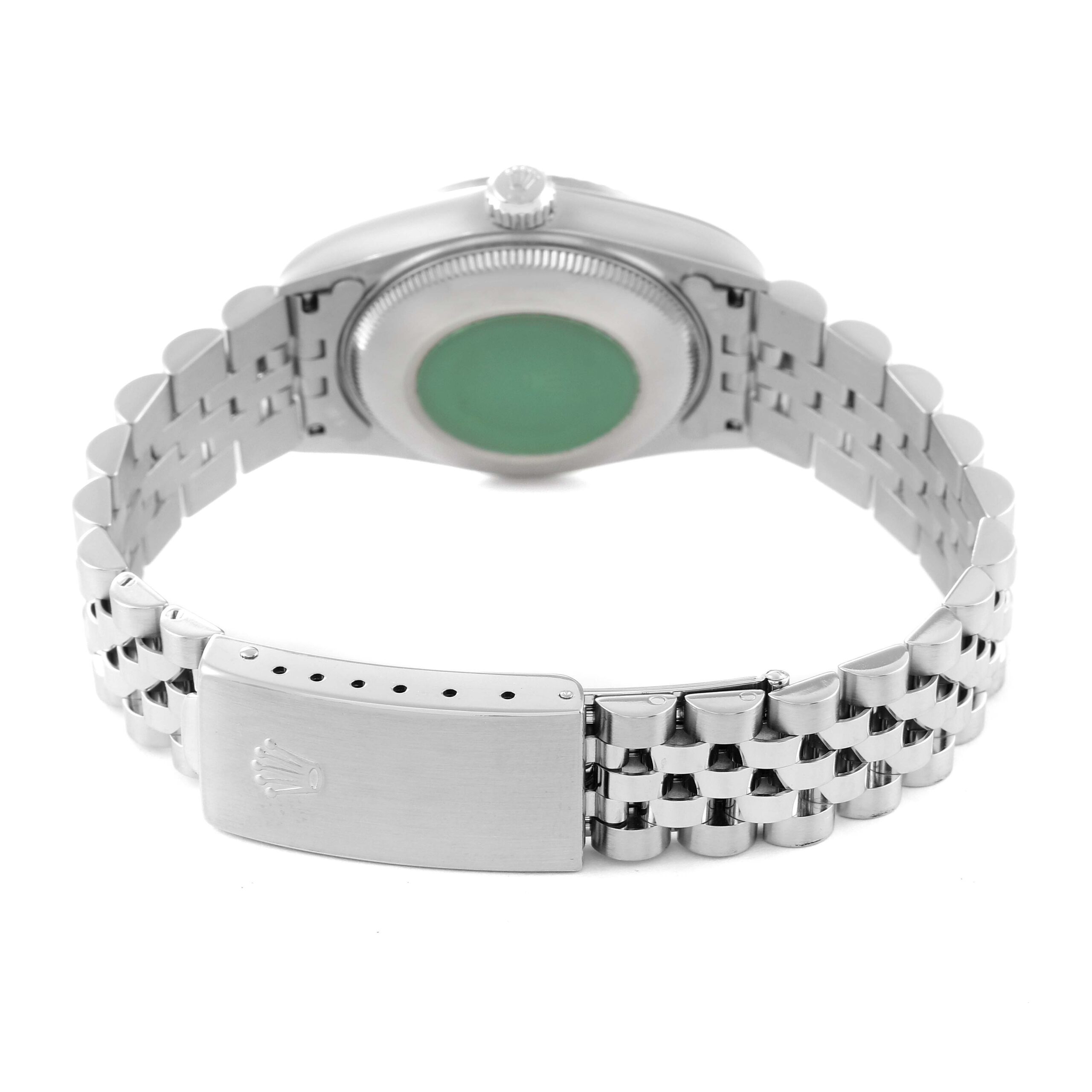 Rolex Datejust Midsize Steel White Gold White Dial Ladies Watch 78274 Box Papers