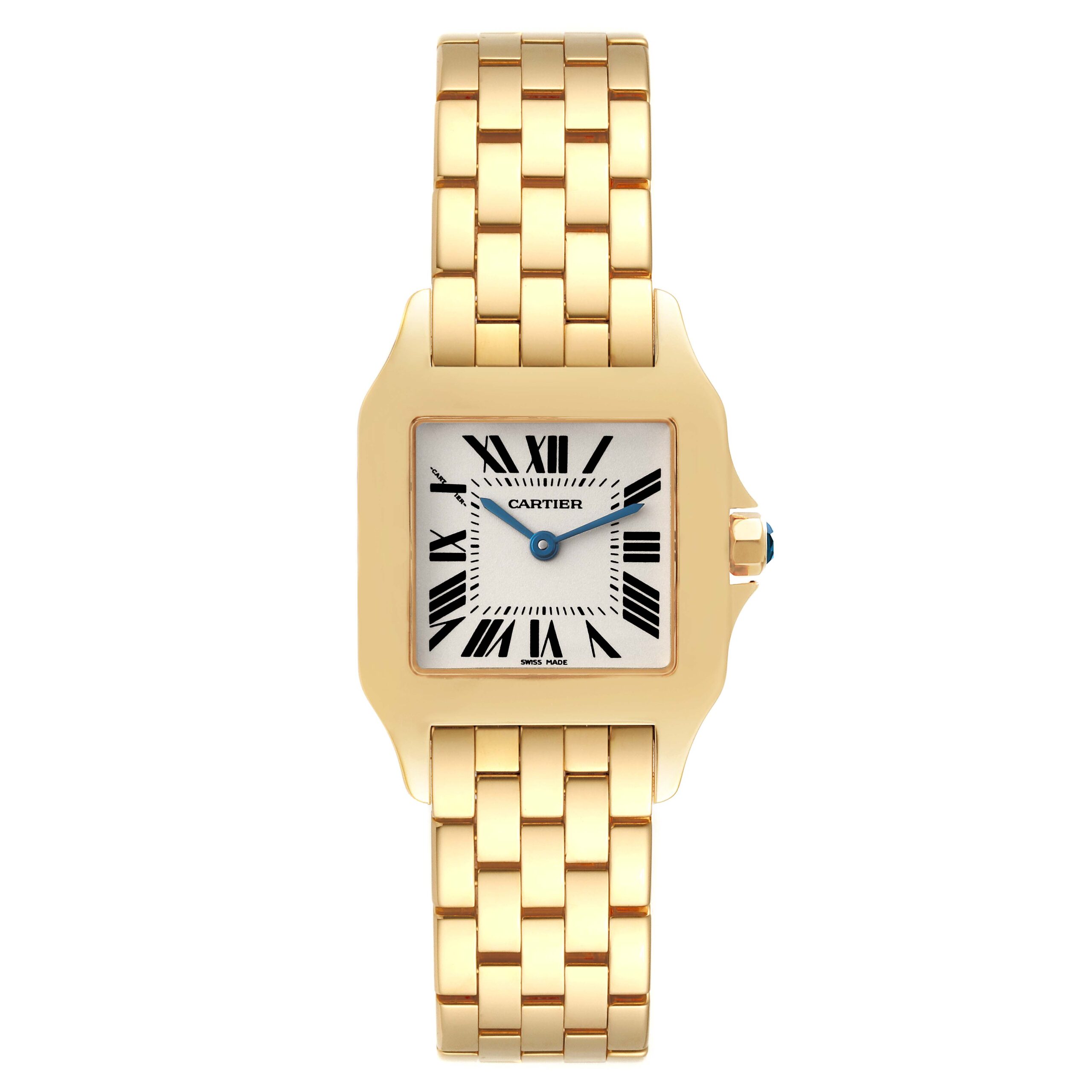 Cartier Santos Demoiselle Midsize Yellow Gold Ladies Watch W25062X9