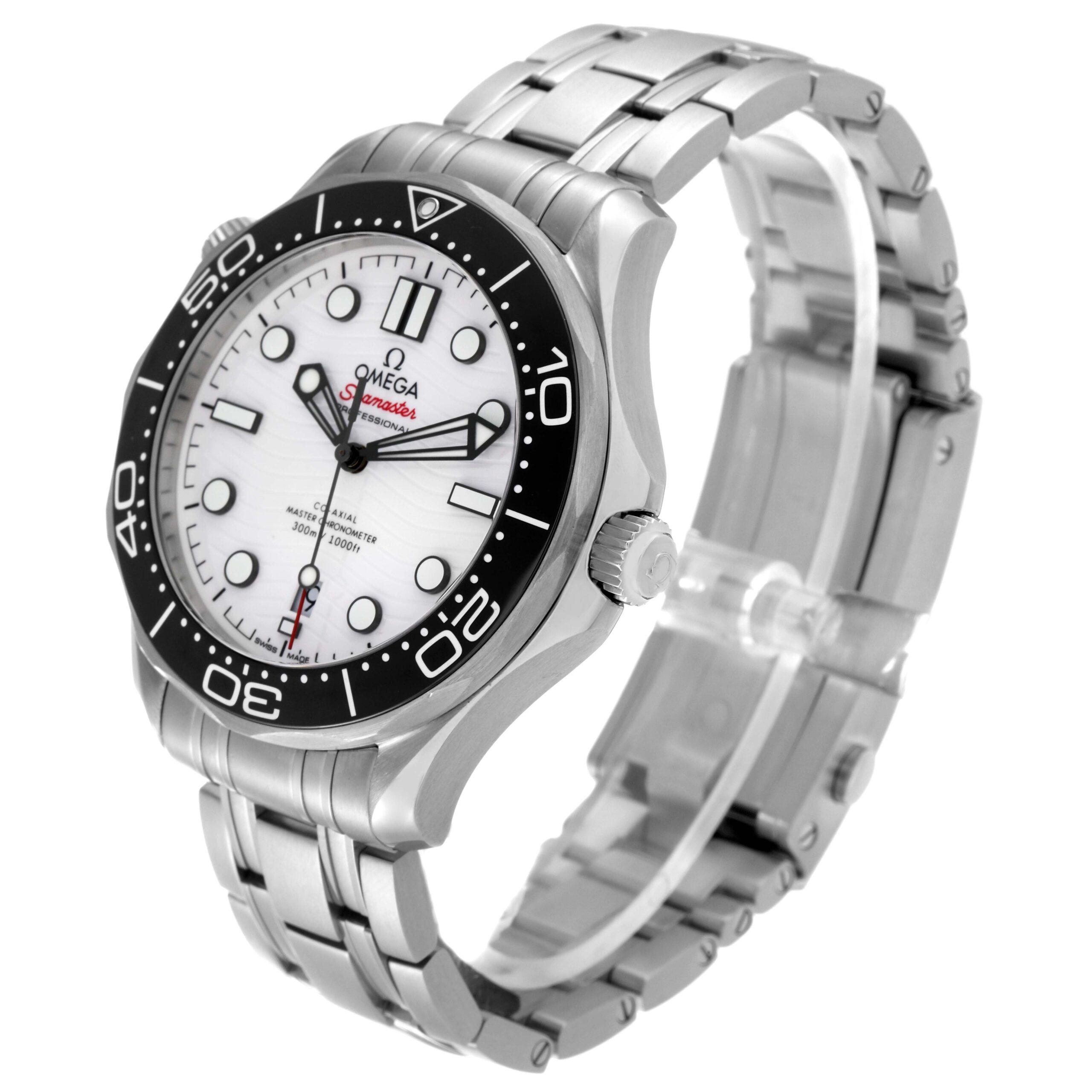 Omega Seamaster Diver 300M Co-Axial Mens Watch 210.30.42.20.04.001 Box Card