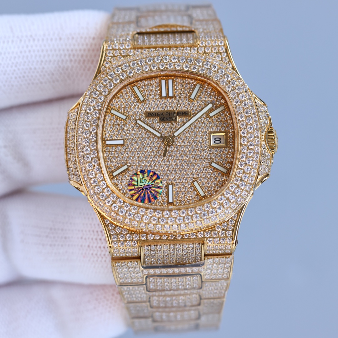 Patek Philippe Gypsophila full diamond Nautilus series 5719/1G-001