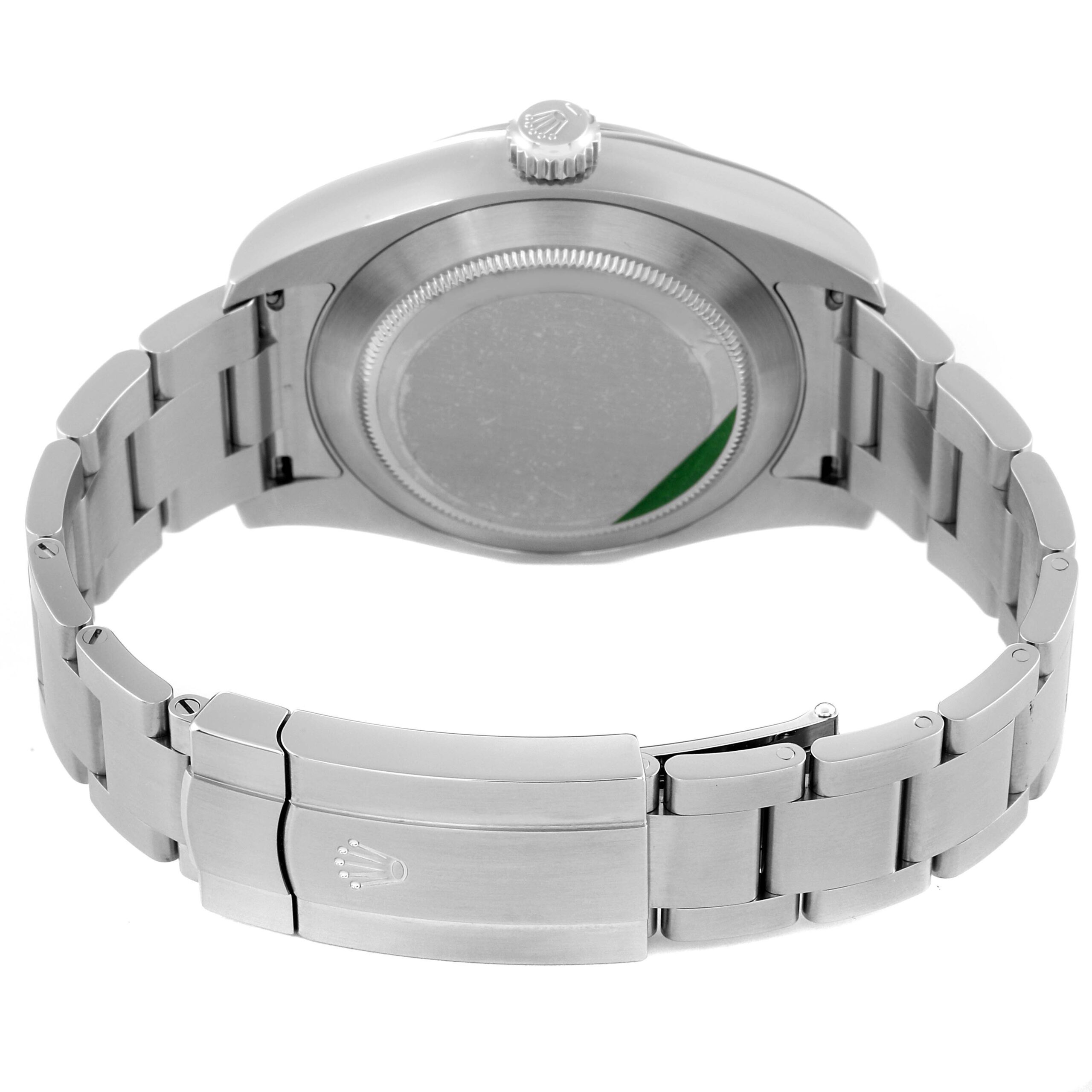 Rolex Oyster Perpetual Air King Green Hand Steel Mens Watch 116900