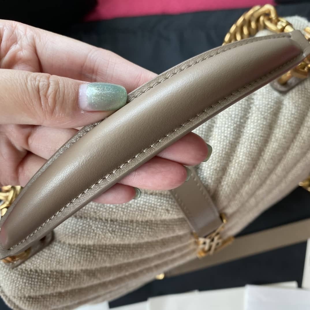 YSL Dupes Bags Saint Laurent YSL Quilted Monogram College Shoulder Bag