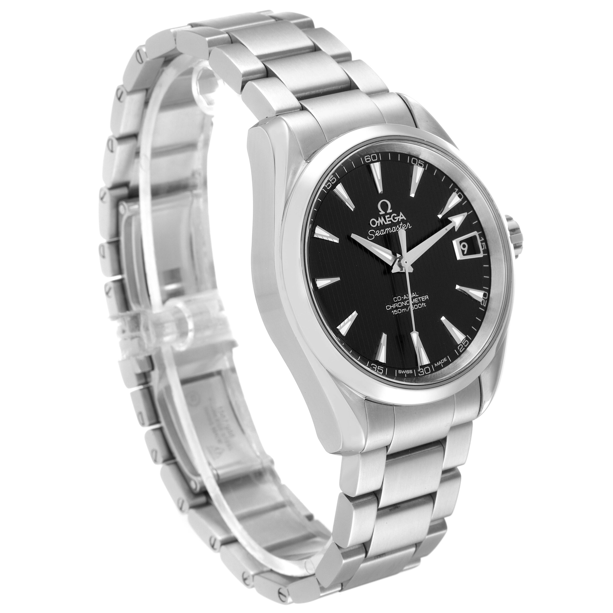 Omega Seamaster Aqua Terra Black Dial Steel Mens Watch 231.10.39.21.01.002
