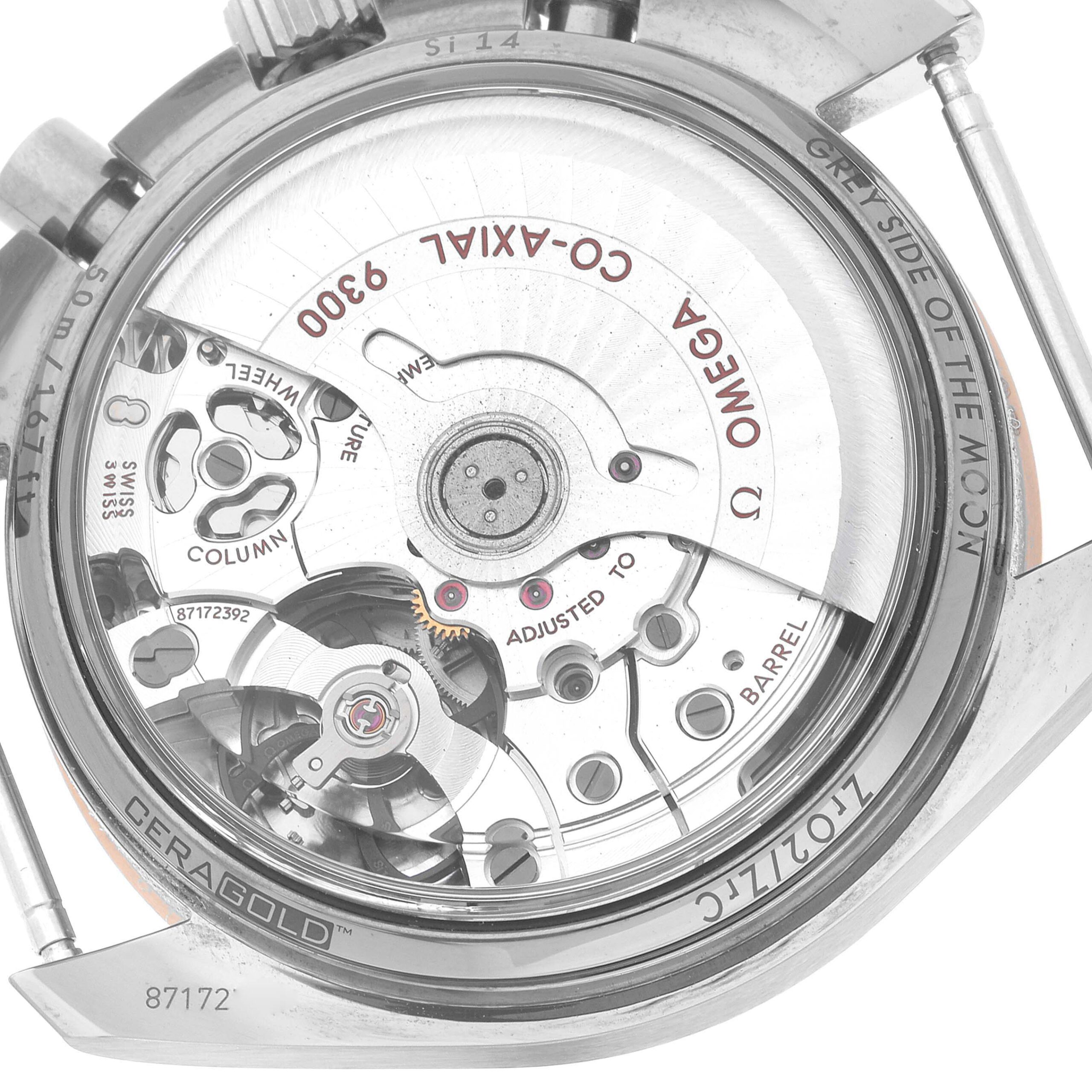 Omega Speedmaster Grey Side of the Moon Watch 311.63.44.51.99.001 Box Card