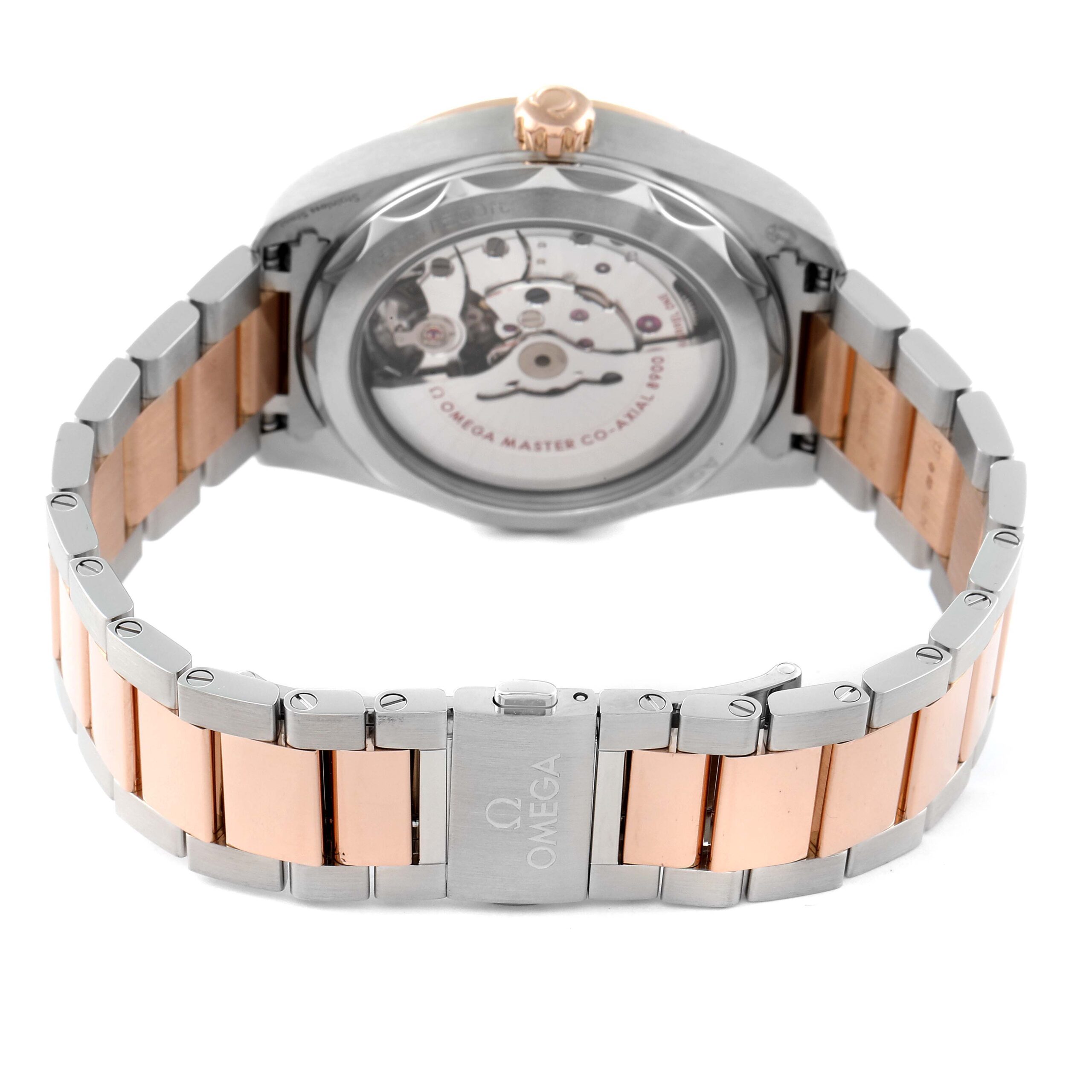 Omega Aqua Terra 41 Steel Rose Gold Mens Watch 220.20.41.21.06.001 Box Card